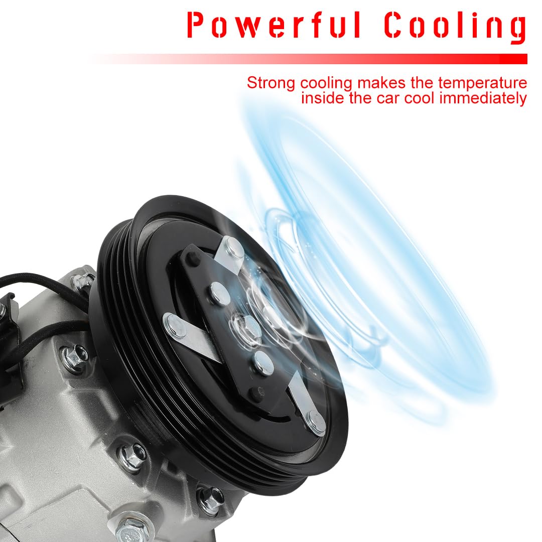 cciyu Air Conditioning Compressor 2007-2012 Fit for Hyundai Elantra 2.0L AC Compressor Pump