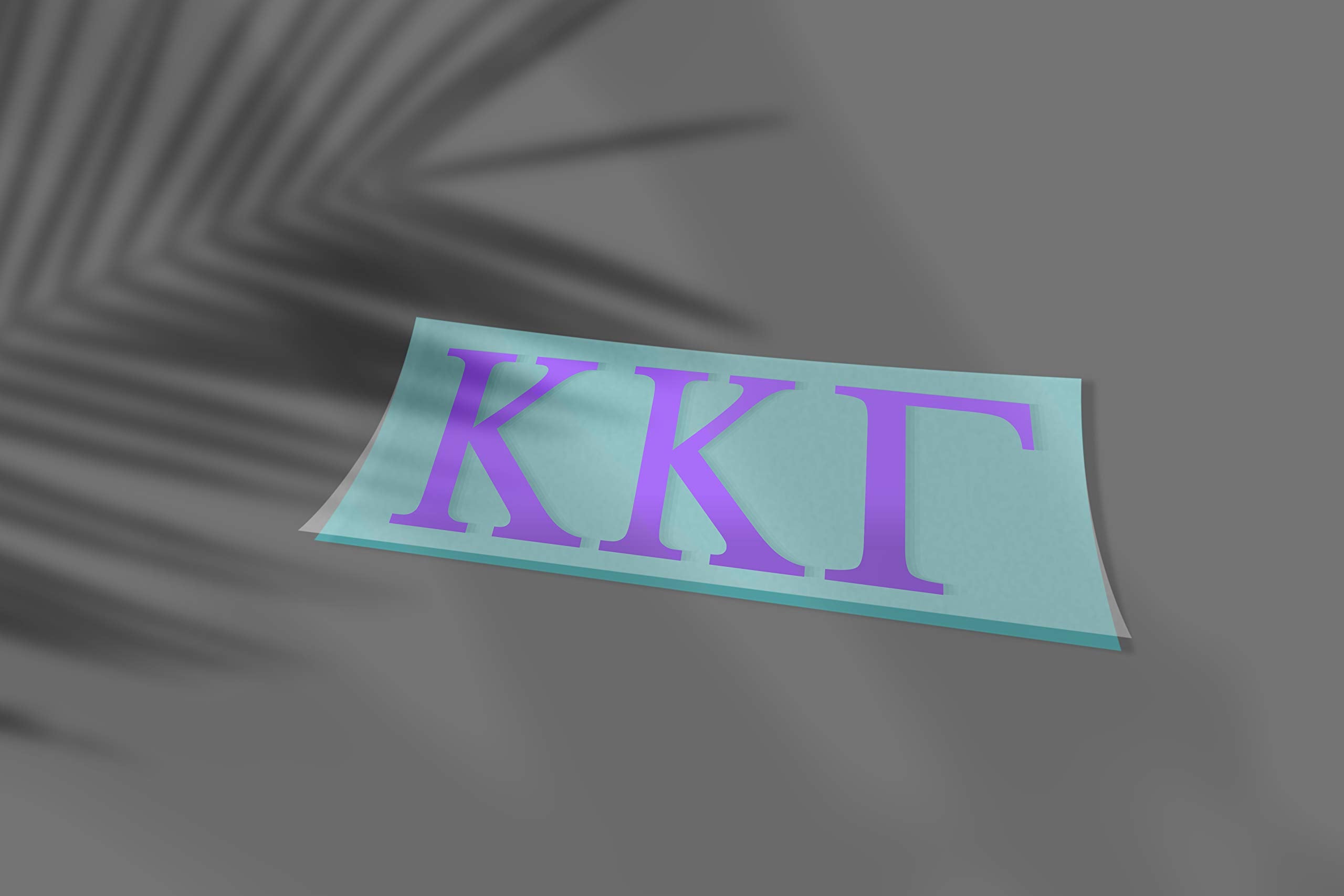 Pro-Graphx Kappa Kappa Gamma Greek Sorority Sticker Decal, 2.5 Inches Tall, Lilac
