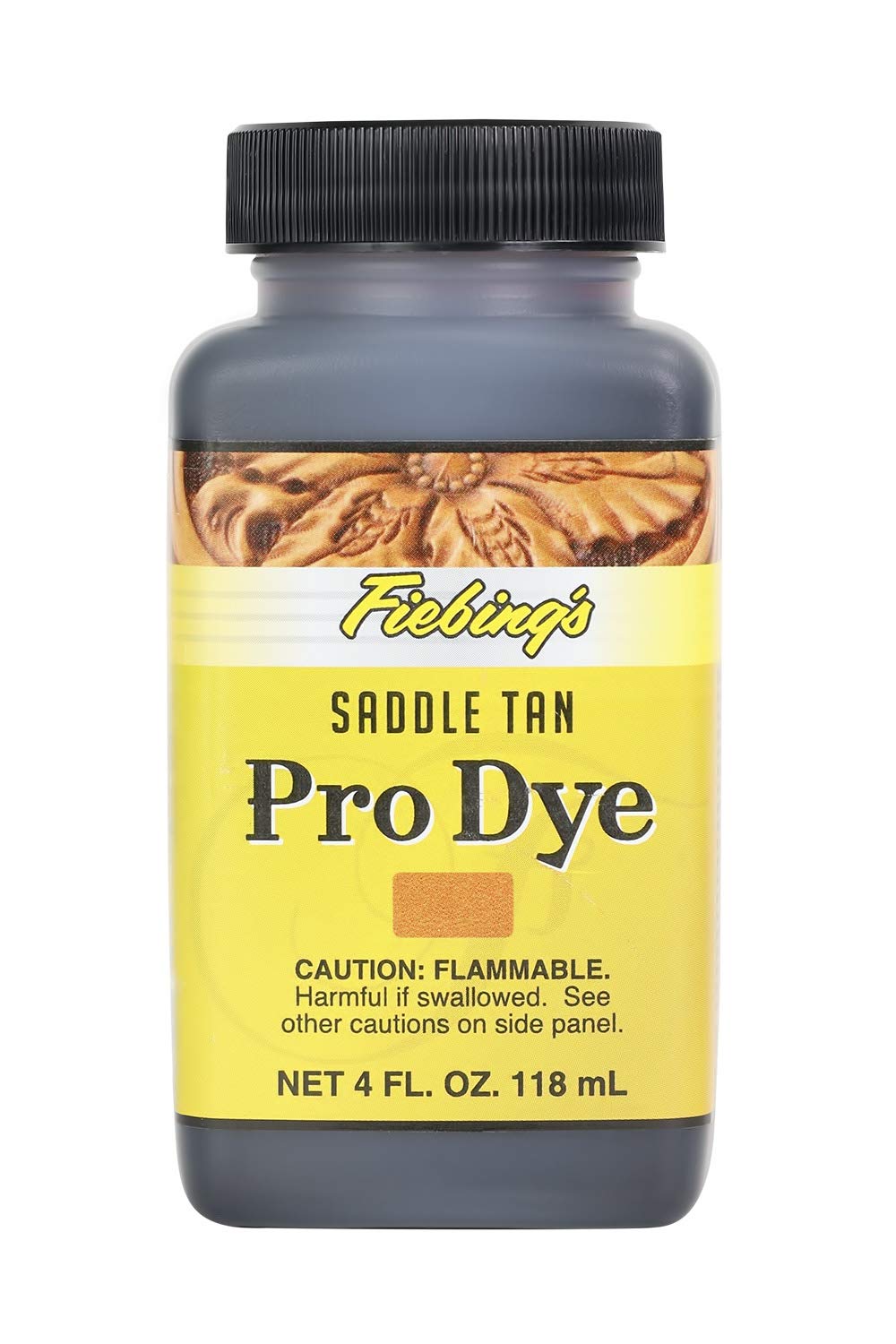 Fiebing'S Pro Dye Saddle Tan, 4 Oz. - Professional Oil Dye For Leather