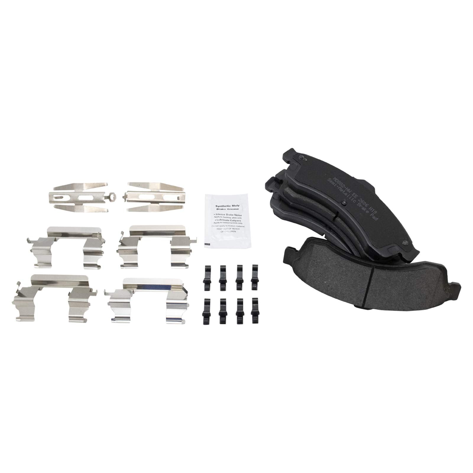 Trq Front Premium Metallic Brake Pad & Rotor Kit For Gmc Chevy Saab Suv