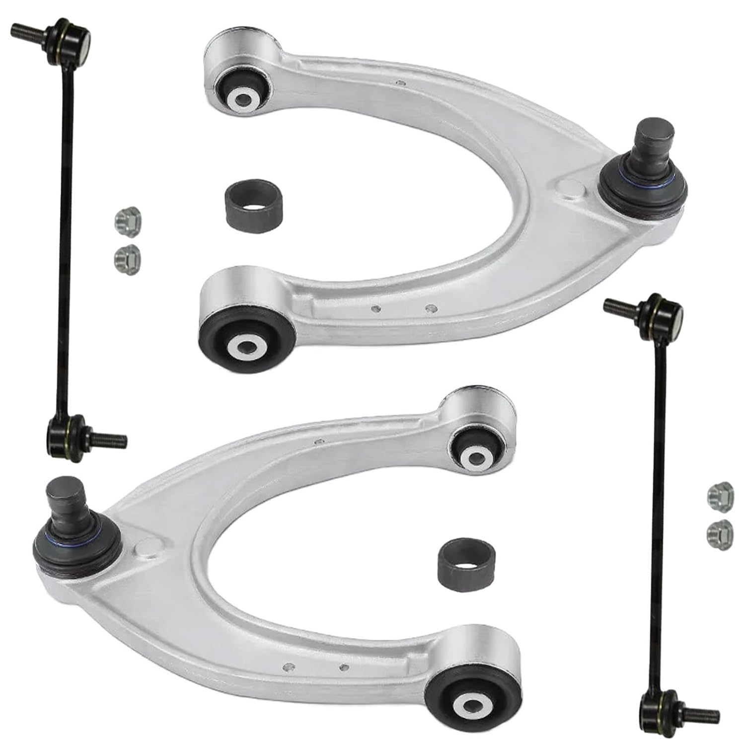 Detroit Axle - Front End Control Arms Kit for BMW 528i 535d 550i 550i 535i xDrive, 640i 650i xDrive Gran Coupe 740Li Alpina B7, 