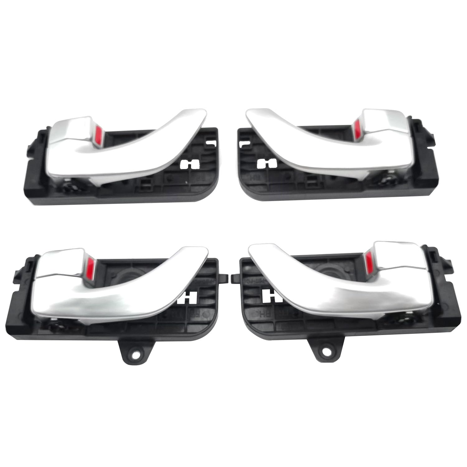 Lcyolada Set of 4 Interior Inside Door Handles for Hyundai Sonata 2005 2006 2007 2008, Front Rear Left Drive & Right Passenger S