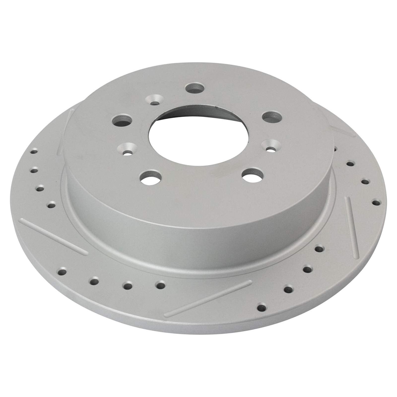 Trq Rear Performance Brake Rotors Set Premium G-Coated Compatible With 2008-2009 Buick Lacrosse 2006-2010 Chevrolet Impala 2006-
