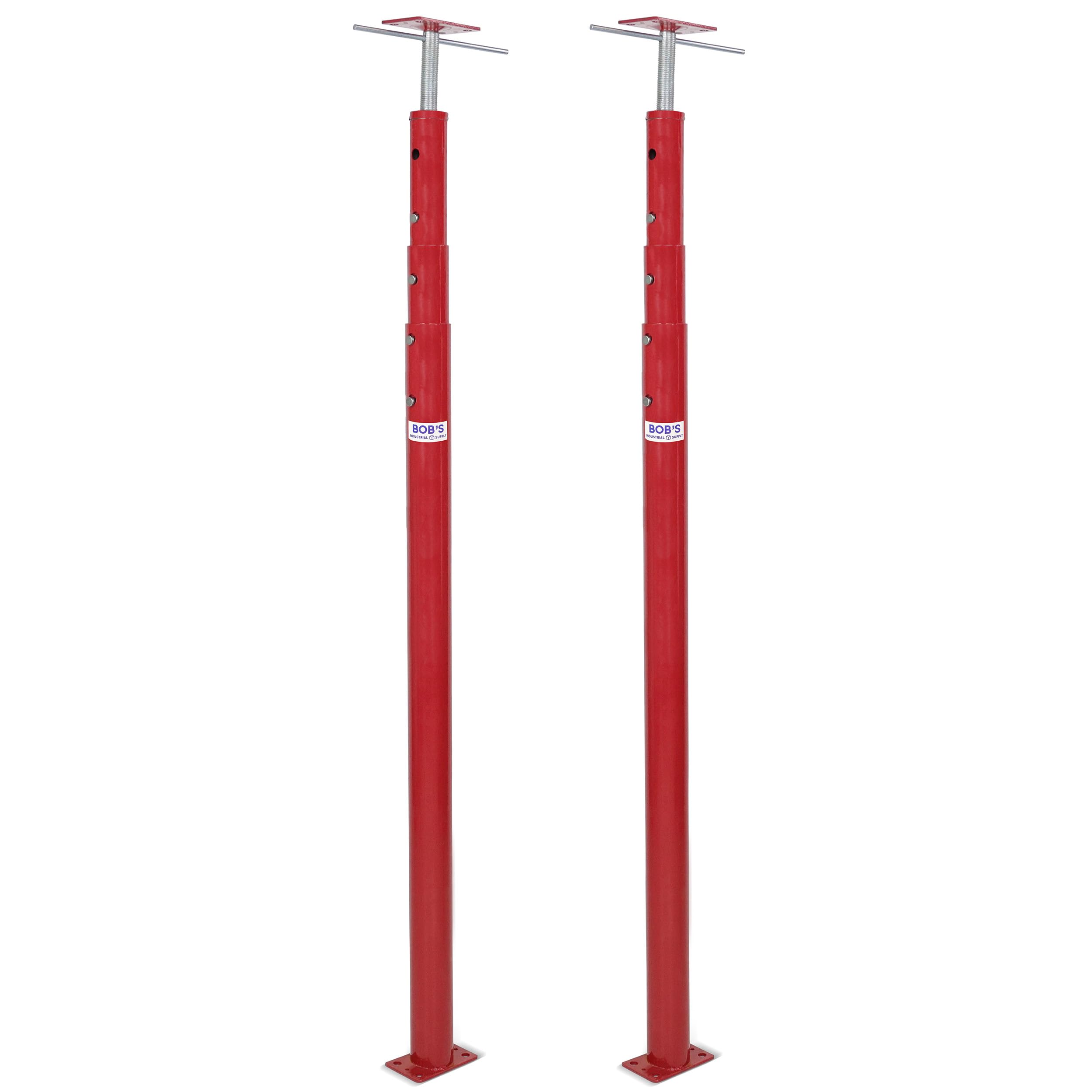 BISupply House Jacks for Leveling Crawlspace 4 Pack - 54-150 inch Adjustable Support Beam Basement Jack Post - Floor Lifting Joi