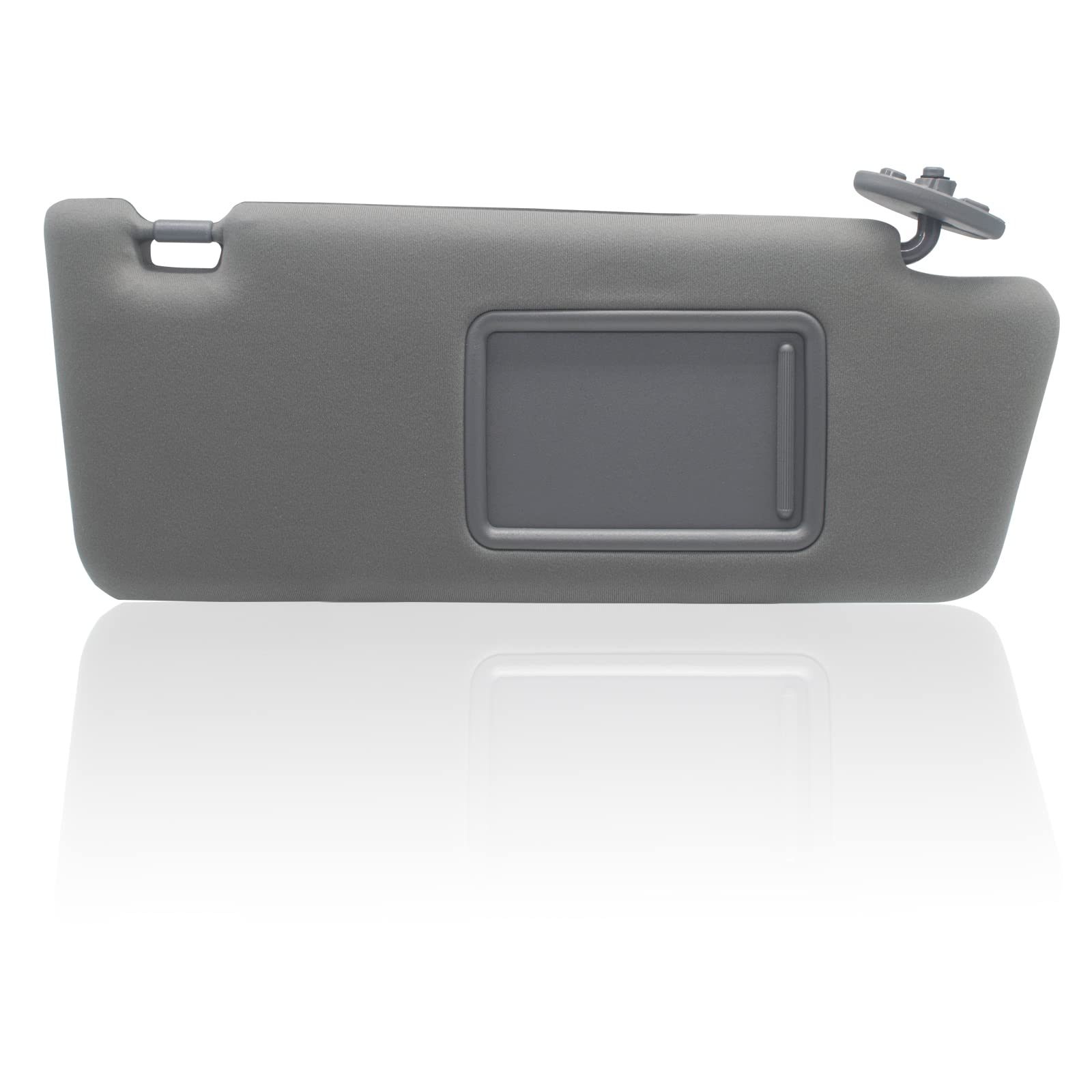 Right Passenger Side Sun Visors Compatible with Toyota Tacoma 2005-2012 Without Light #74320-04181-B0 Grey