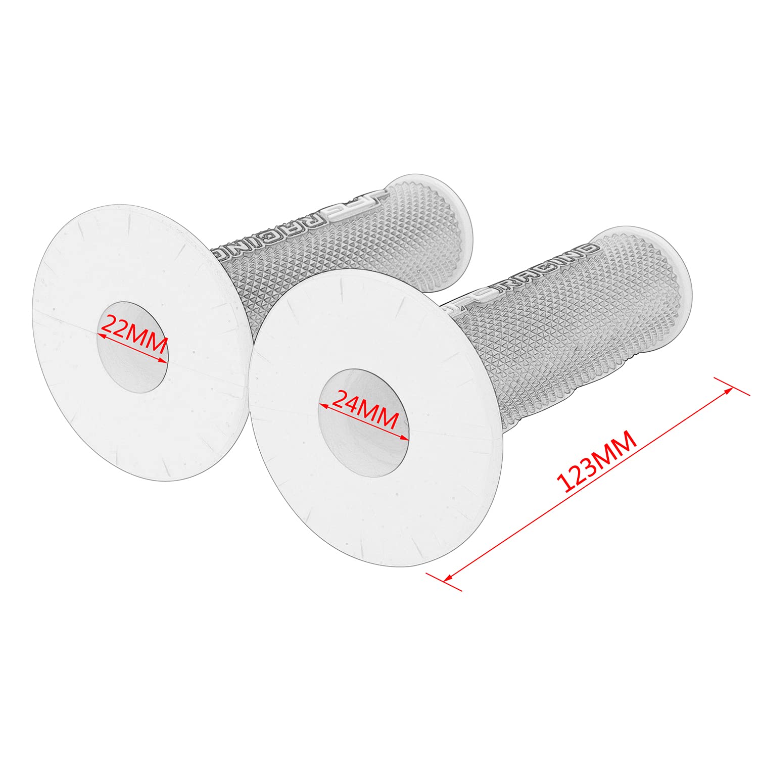 Dirt Bike Grips 7/8    Motorcycle Grips Atv Handlebar Grips Universal For Sx50 Sx-F Ex500 Exc-F Xc-W Xcf-W Excf Dirt Pit Bike At