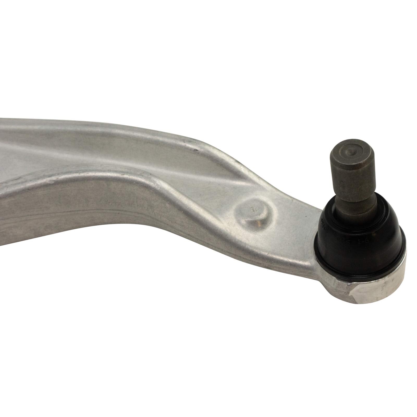 TRQ Front Right Lower Control Arm with Ball Joint for 2013-2014 Nissan Altima, Unfinished, Model PSA63904, Aluminum