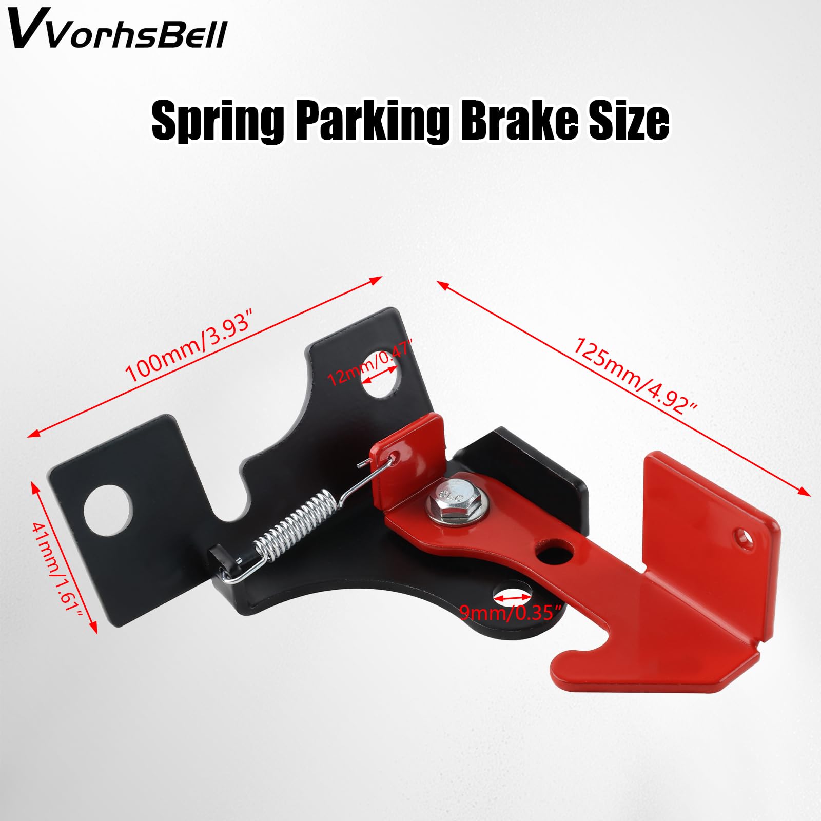 VVORHSBELL Lockable Spring Parking Brake Compatible With POLARIS RZR All Mondel,Accessories Fit for all Polaris RZR 800, 900, 10