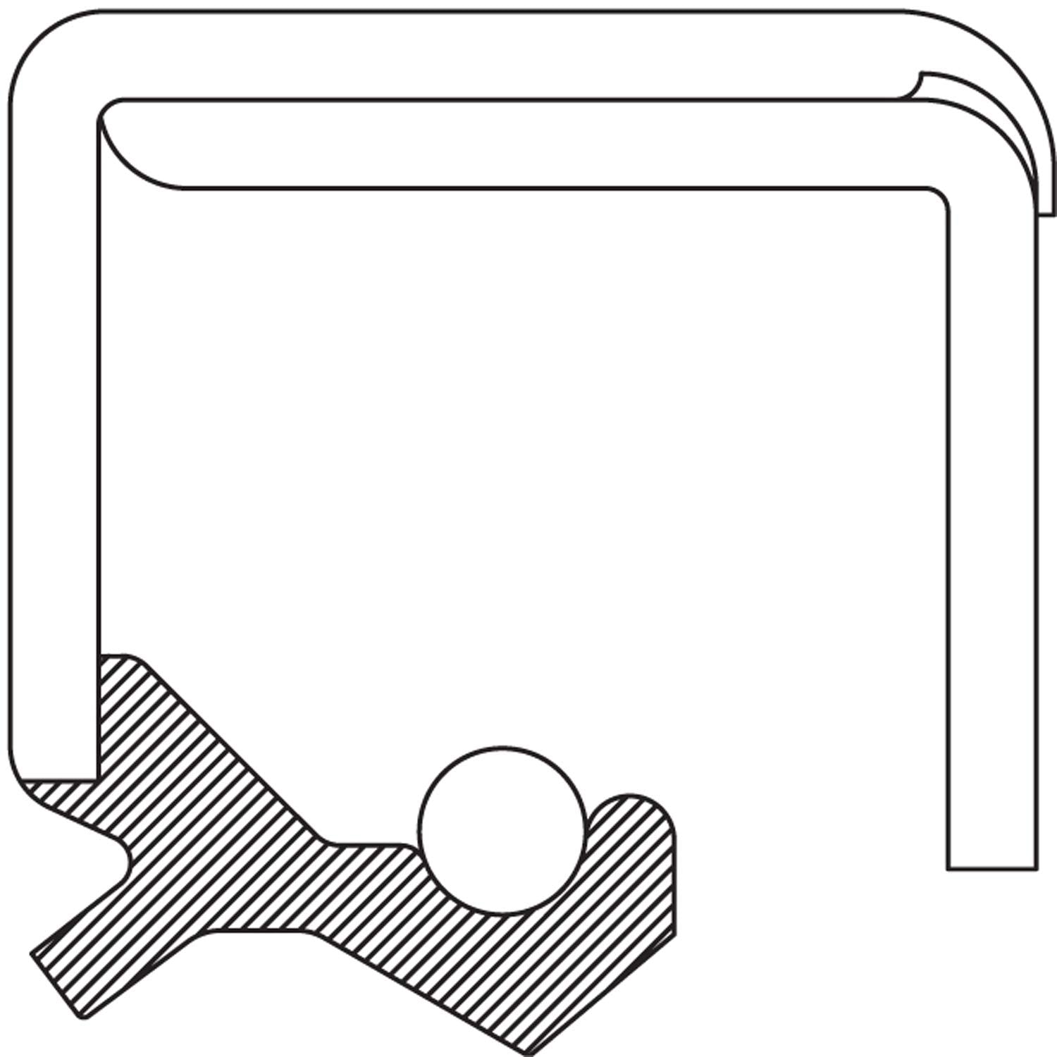 National 412920 Multi-Purpose Seal For Industrial 2.250X3.371X0.375
