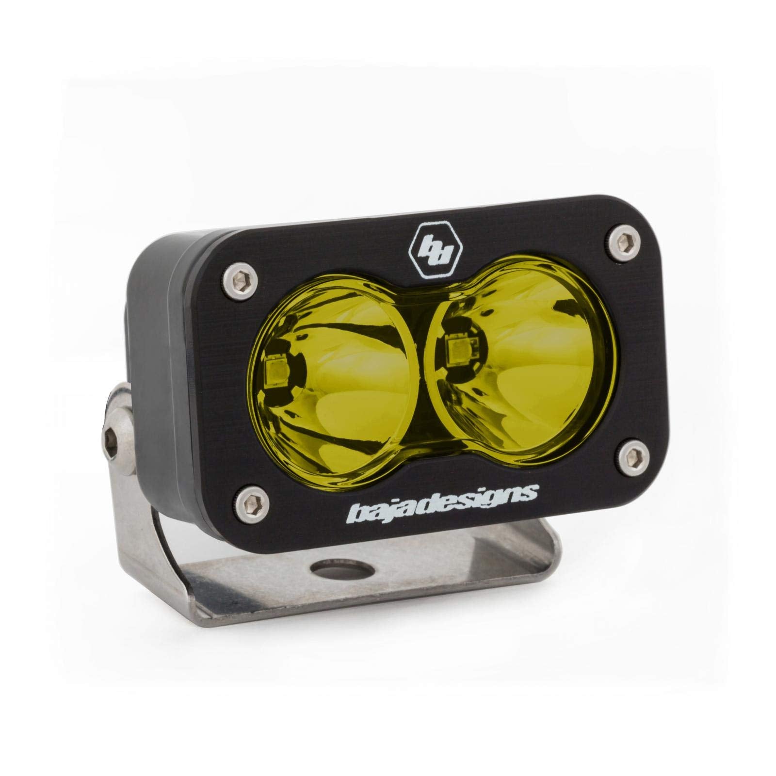 Baja Designs S2 Sport Black LED Light Pod (Spot; Amber)