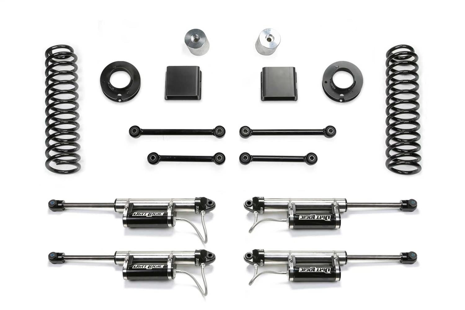 Fabtech - 20-21 Jeep Jt 4Wd Diesel 3In Sport System W/Dlss Resi (K4191Dl)