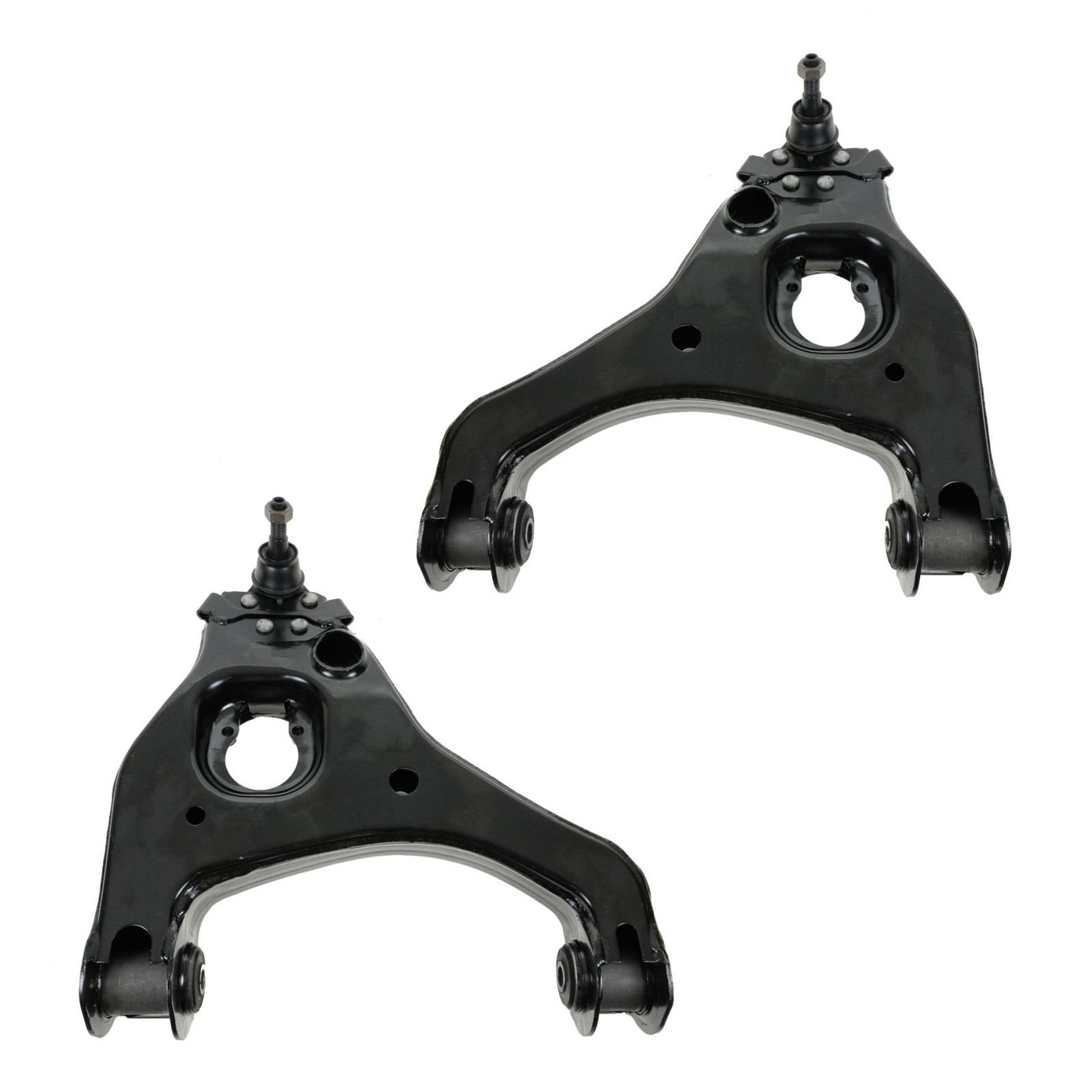 TRQ Front Upper & Lower Control Arm with Ball Joint Set Compatible with 1999-2006 Chevrolet Silverado 1500 2007 Silverado 1500 C