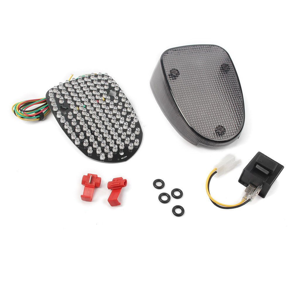 GZYF Motorcycle Smoke Lens Taillight Brake Turn Signal Integrated Lamp for YAMAHA ROAD STAR 99-03/ROYAL STAR 96-13 /V-STAR CLASS