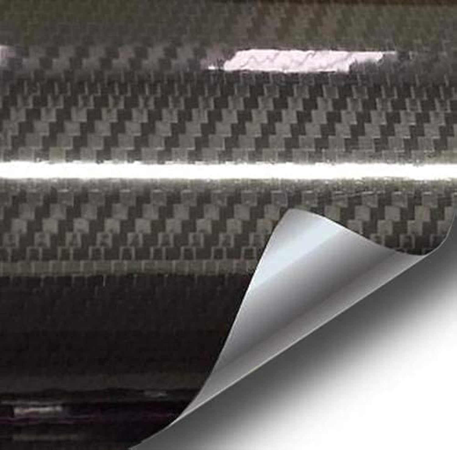 Vvvivid Epoxy High Gloss Black Carbon Fiber Vinyl Automotive Car Wrap Film Diy Interior (2.75Ft X 5Ft)