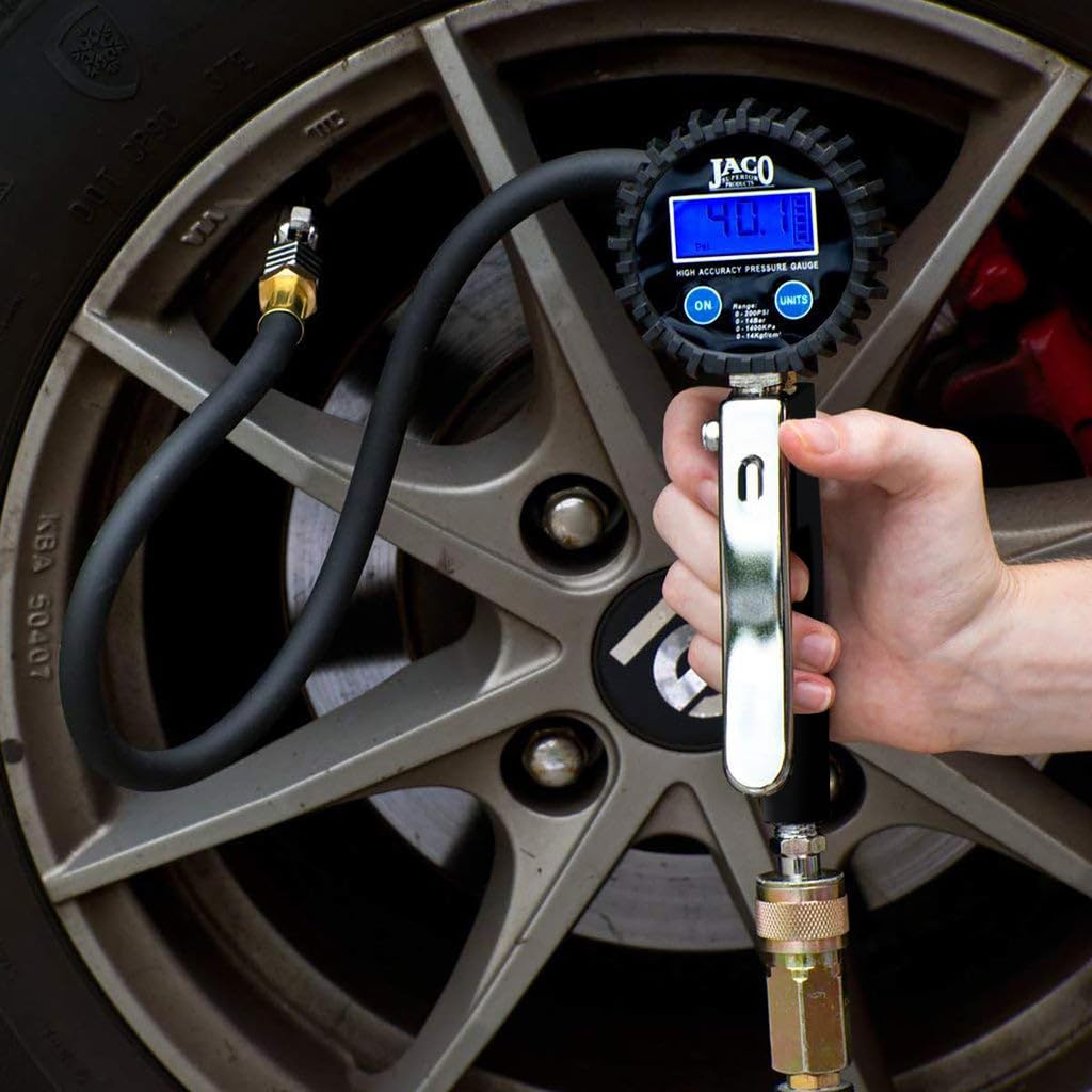 JACO Superior Products FlowPro 2.0 Digital Tire Inflator, 200 PSI, Alloy Steel, Model JSP-030