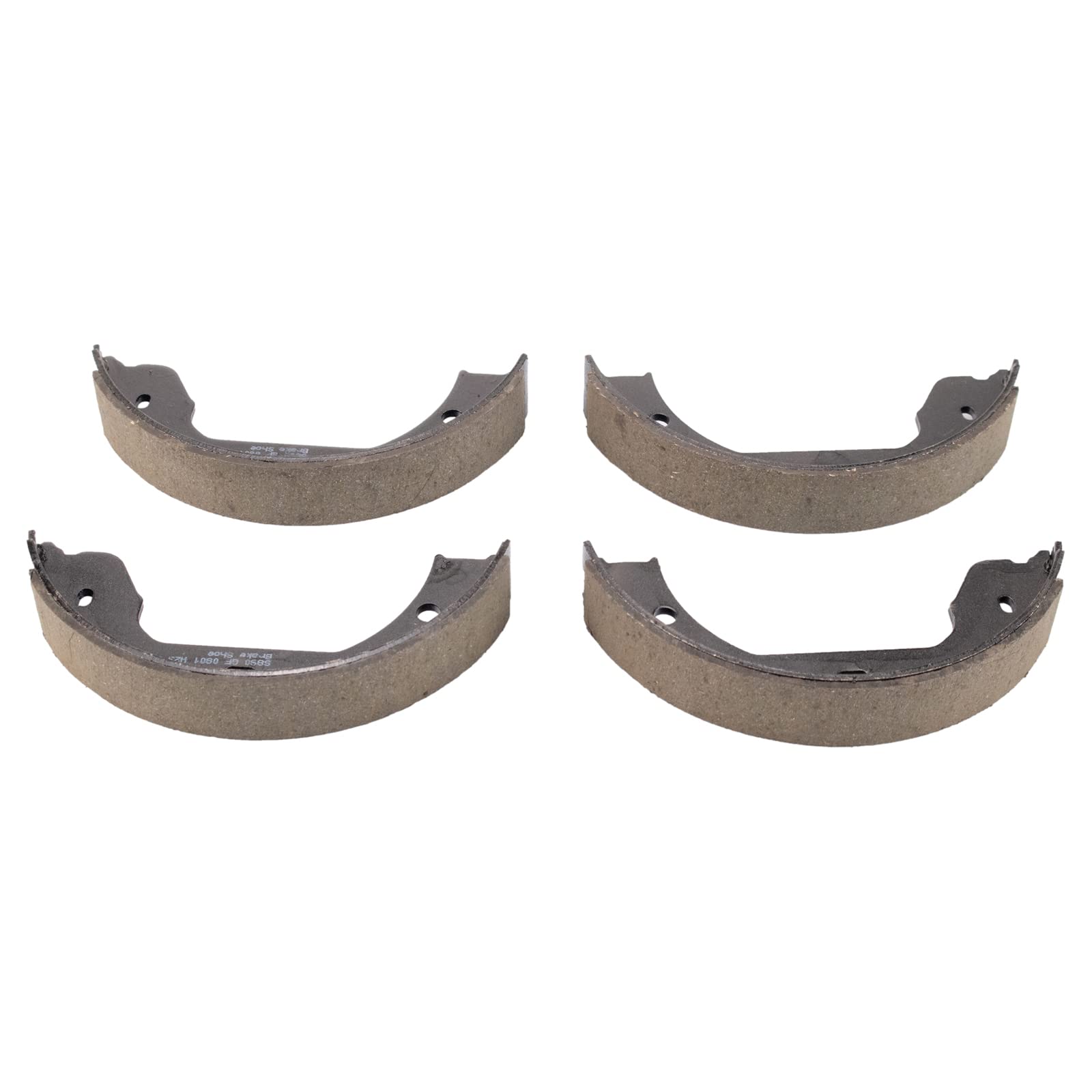 Trq Rear Brake Pad & Rotor Kit Brake Pads Brake Rotor Parking Brake Shoe Set Ceramic Compatible With 2006-2007 Bmw 525Xi 2010 52