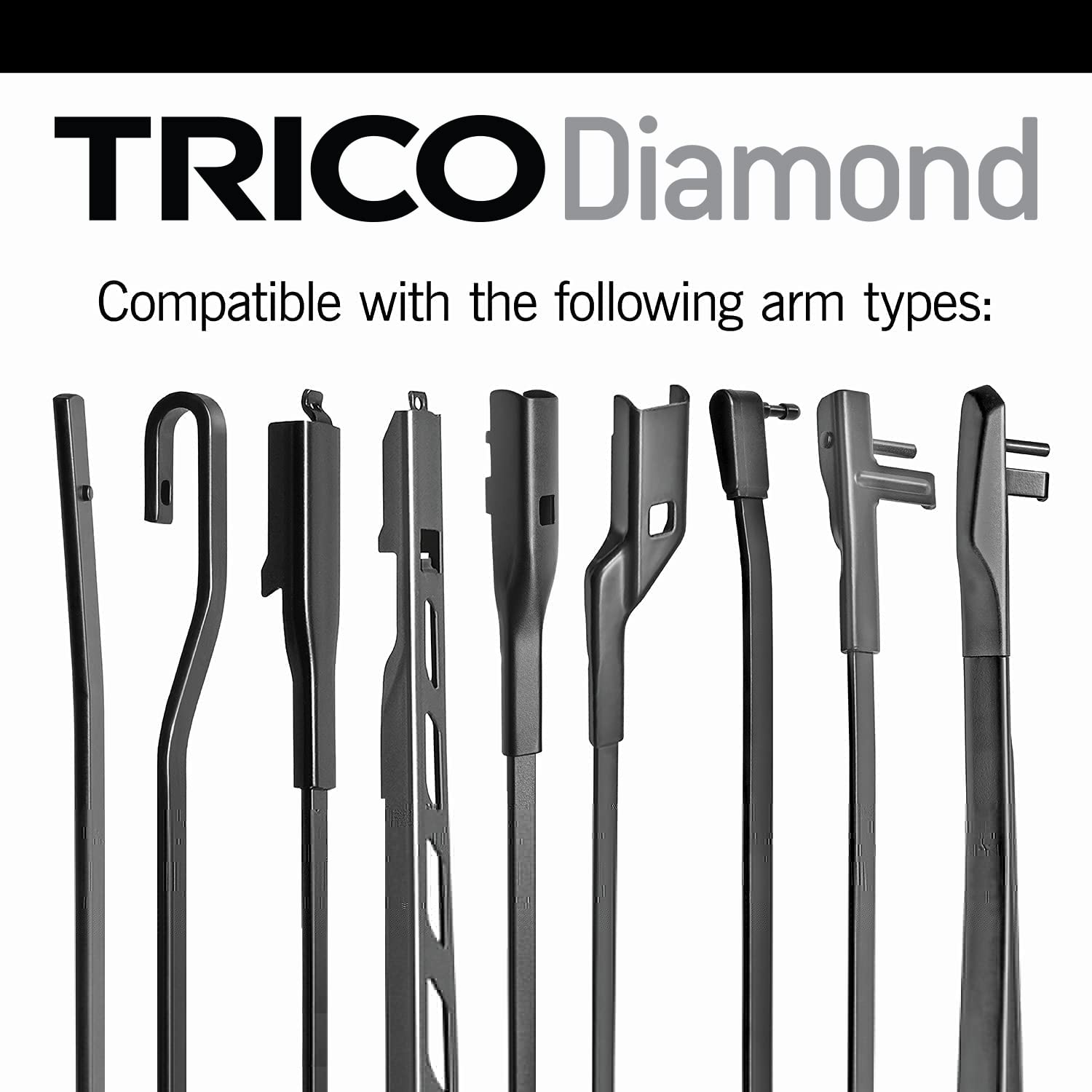 Trico Diamond 22 Inch & 16 Inch Pack Of 2 High Performance Automotive Replacement Windshield Wiper Blades For My Car (25-2216), Easy Diy Install & Superior Road Visibility