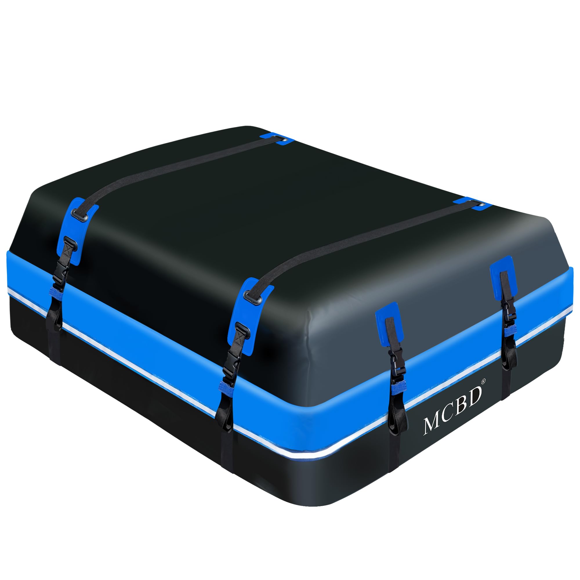 Rooftop Cargo Carrier Bag, 15 Cubic Feet Soft-Shell Waterproof Car Roof Luggage Bag For All Vehicles Suv With/Without Rails, Inc