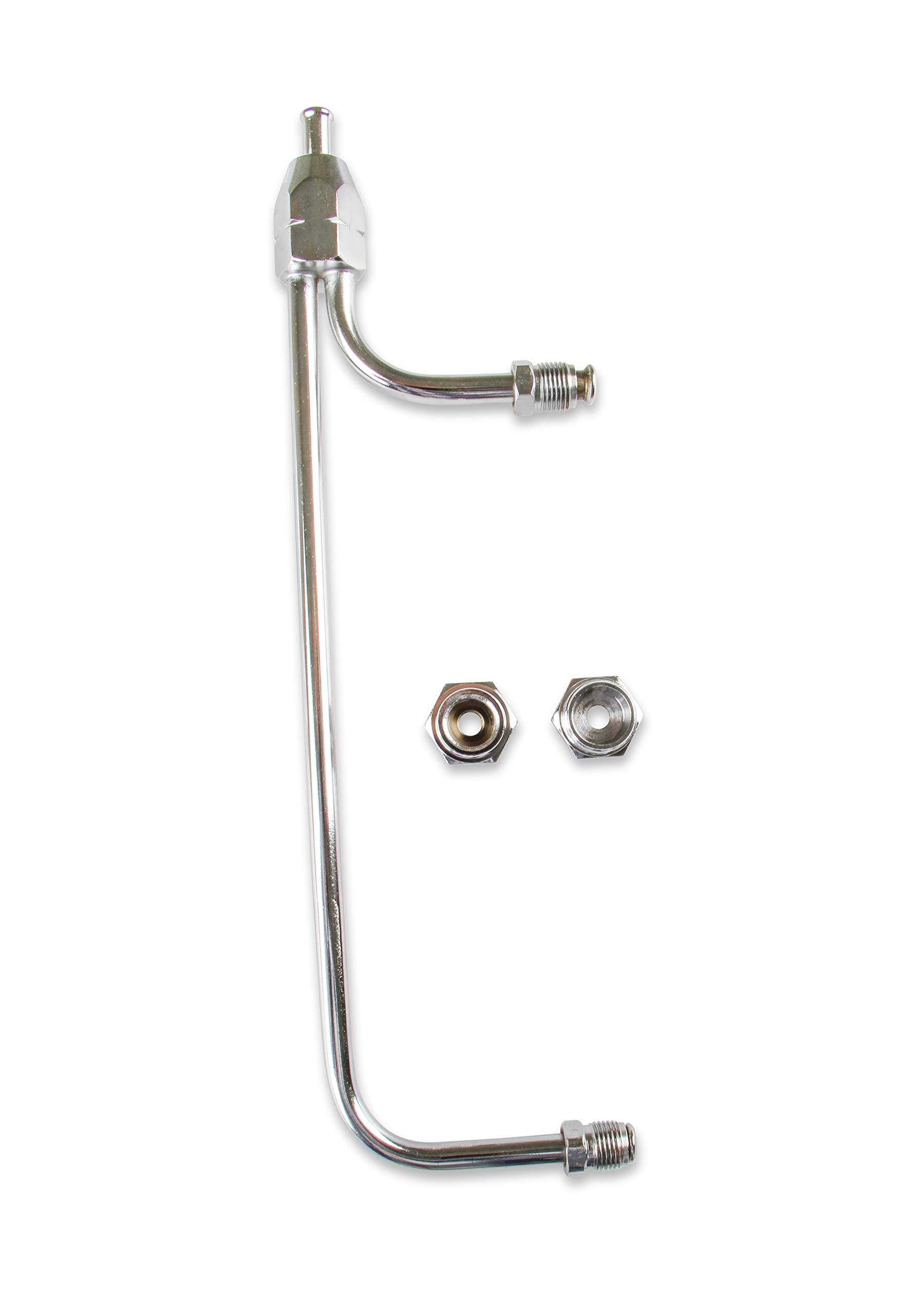 Mr. Gasket 1552 Chrome Gas Line Kit For Holley 4-Barrel Carburetor