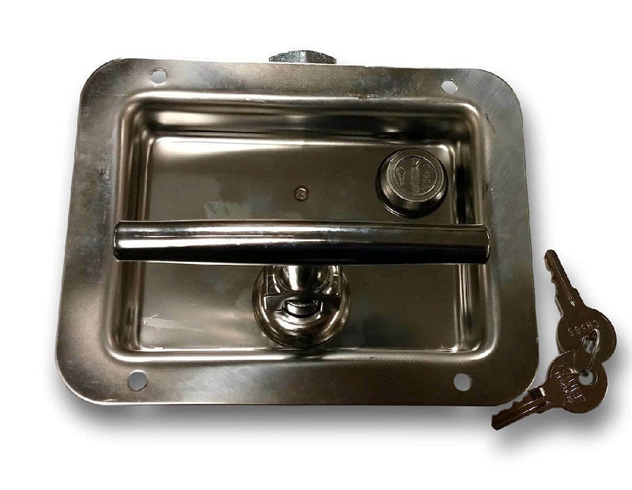 Gordon Glass Stainless Steel 3 Point Folding T-Handle | Contractor Cap Folding T-Handle, Chrome | Bauer Products 711 | for Campe