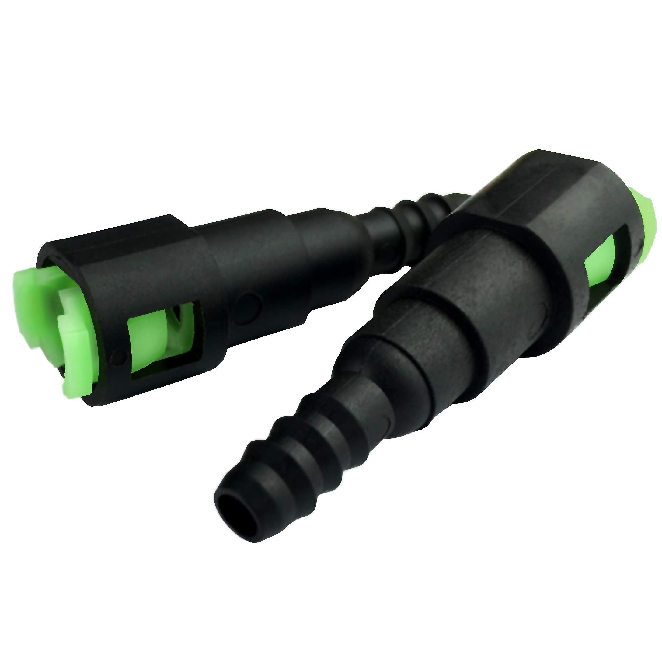Fuel Line Quick Connector For 5/16 Inch Steel To 1/4 Id Nylon Tubing, Pack Of 2