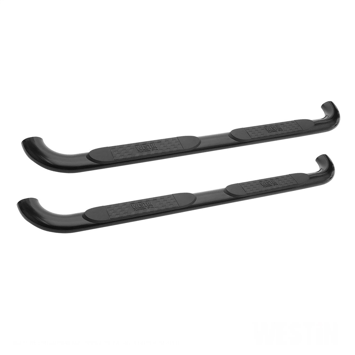 Westin 21-1315 Platinum 4 Oval Nerf Bars Fits 1999-2016 F250 F350 F450 F550Hd 4Door Super Cab Black Pair