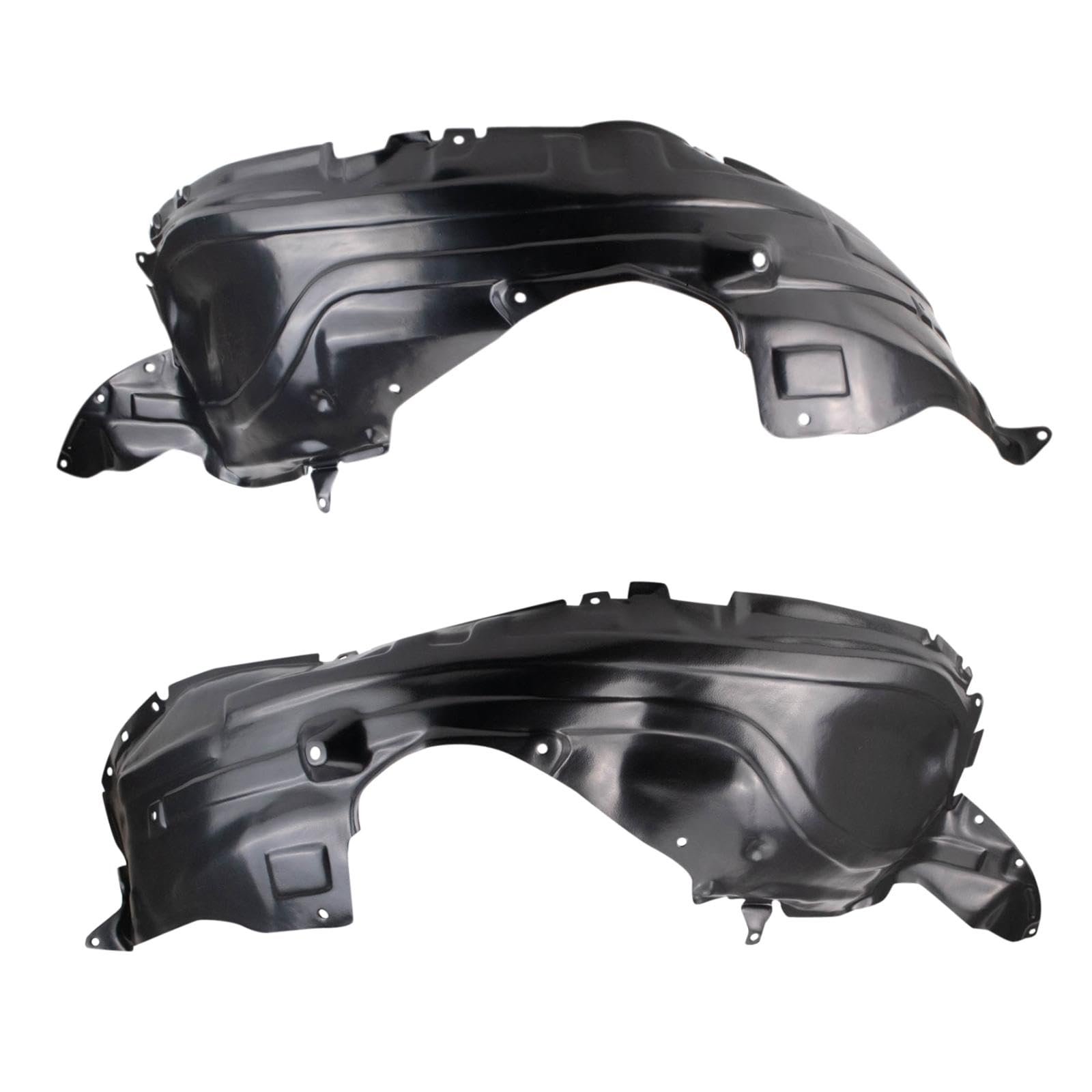 Trq Inner Fender Liner Set Compatible With 2007-2009 Mazda Cx-7 Ma1250106 Ma1251106