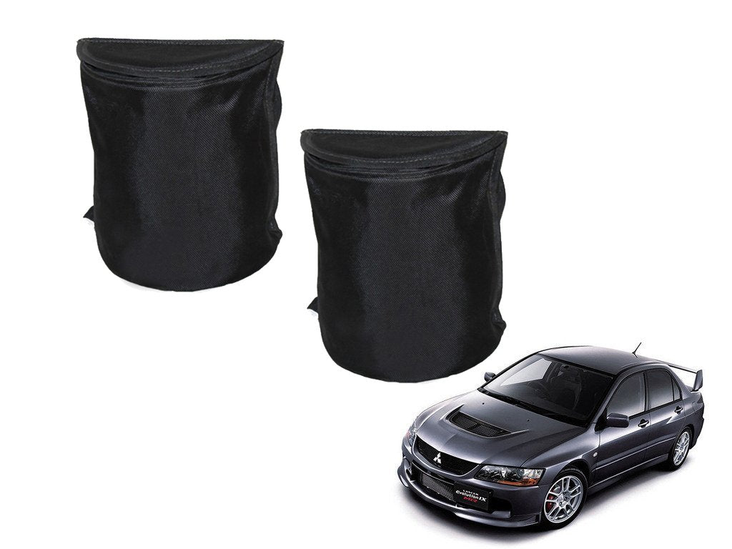 Kozdiko Semi Cylindrical Car Dustbin Set of 2 Pcs for Mitsubishi Lancer
