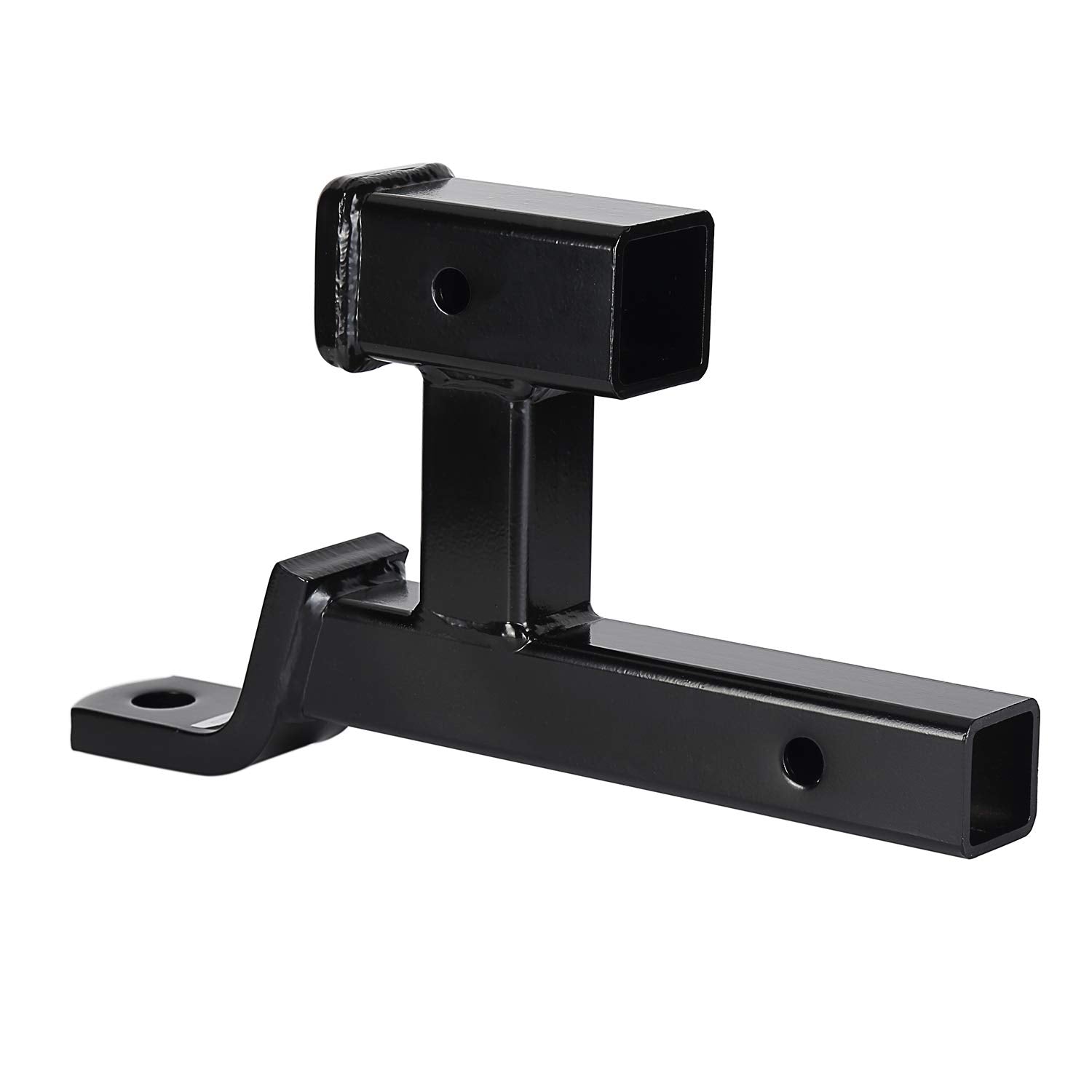 Hitowmfg Multi-Use Trailer Ball Mount 2'' Receiver Dual Hitch Extension (Gtw 5,000 Lbs)