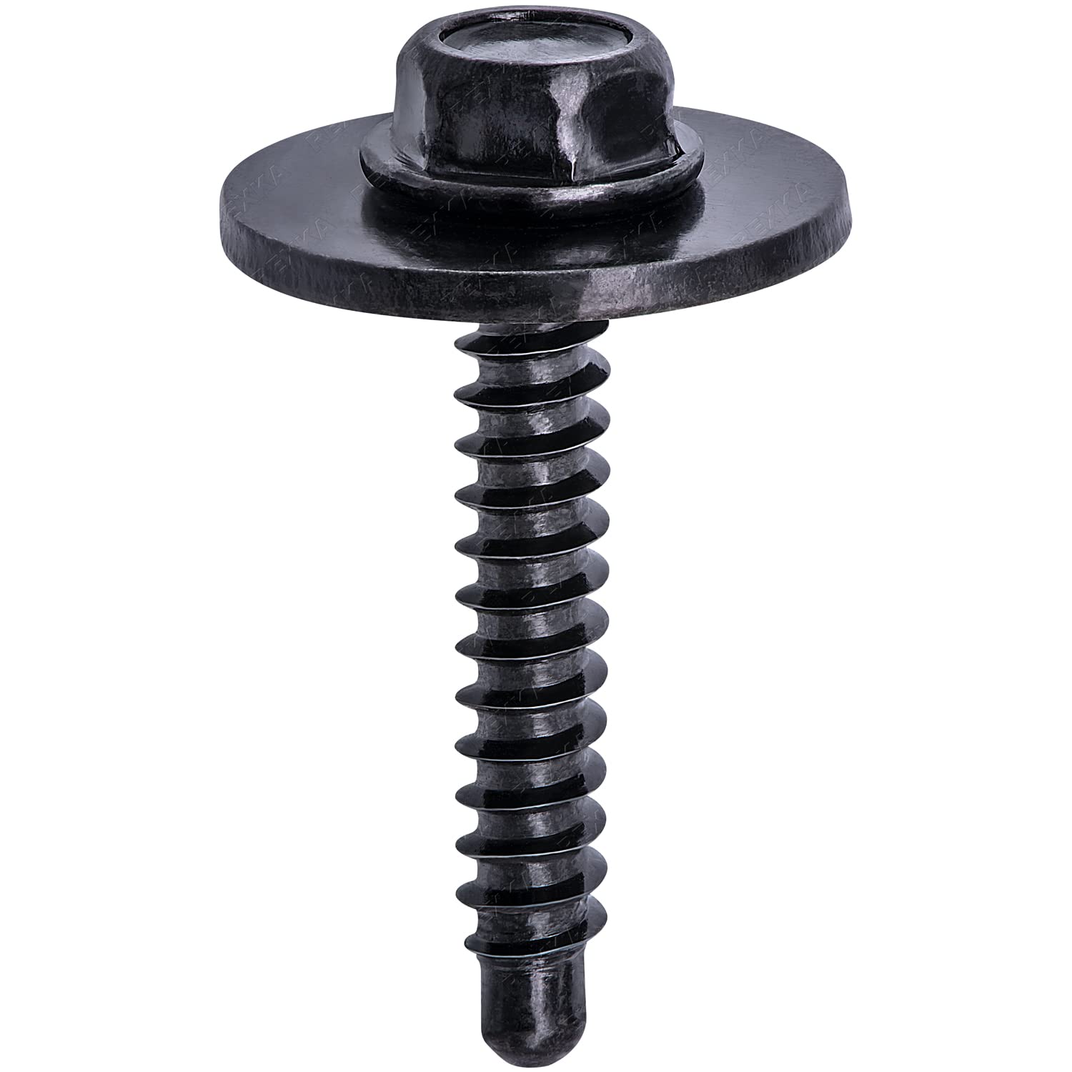 Rexka 10Pcs M4.2X1.41X25 Multi-Purpose Bolt For Gm Chevy 11547421 -Wheelhouse Liner Bumper Cover Floor Pan Splash Shield Air Def