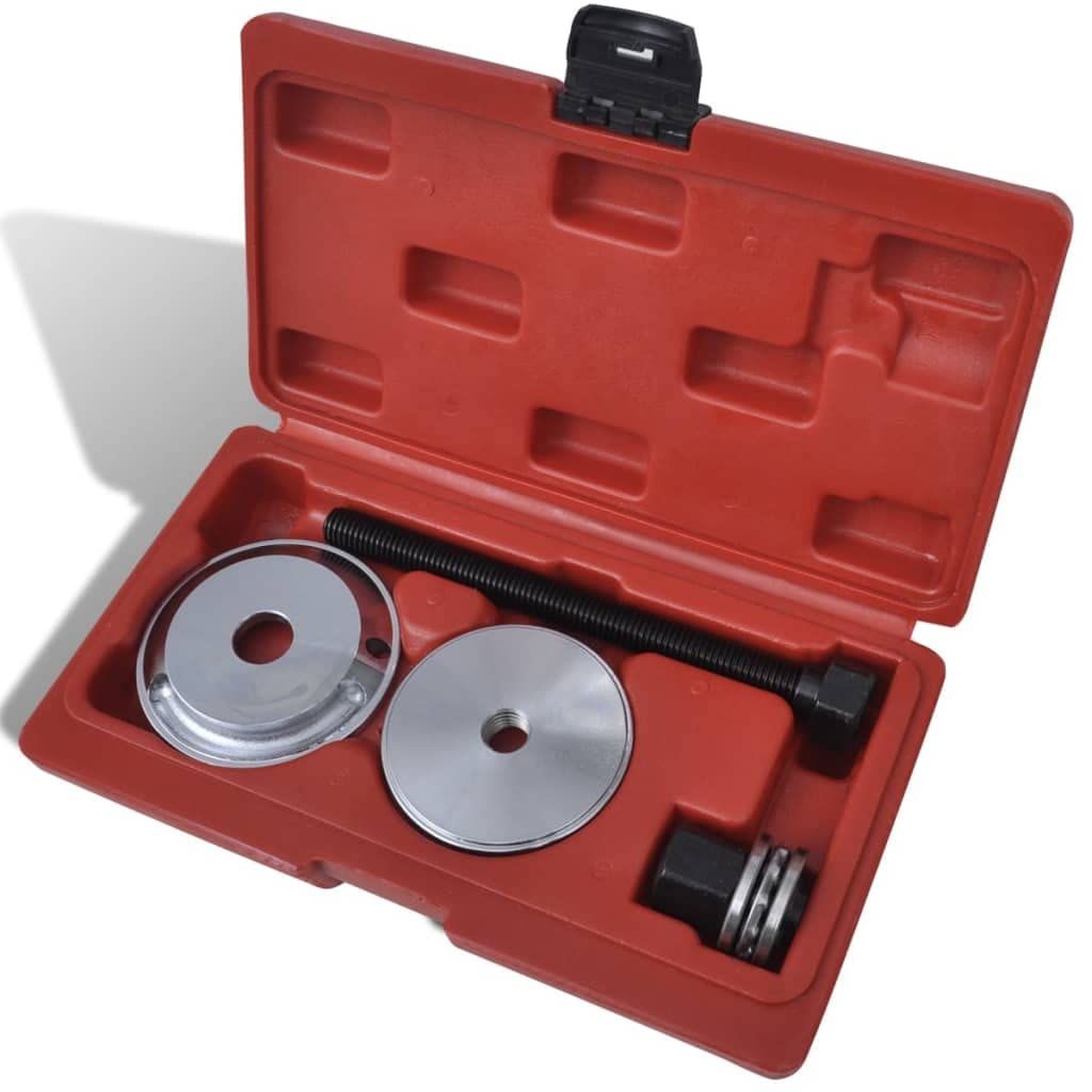 'Vidaxl Silent Block Tool Set - Durable Carbon Steel Mounting Tools For Quick Installation Of Rubber Bushings On Front Axles - Compatible With Various Car Models
