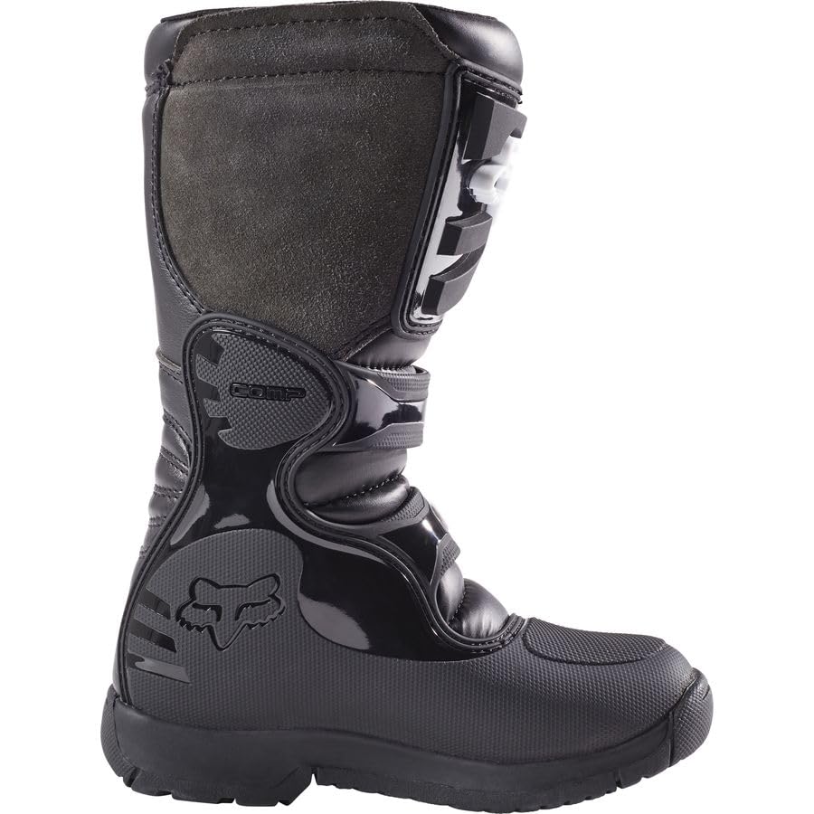 Fox Racing Unisex-Child Youth Comp 3 Motocross Boot,Black,Little Kid 1