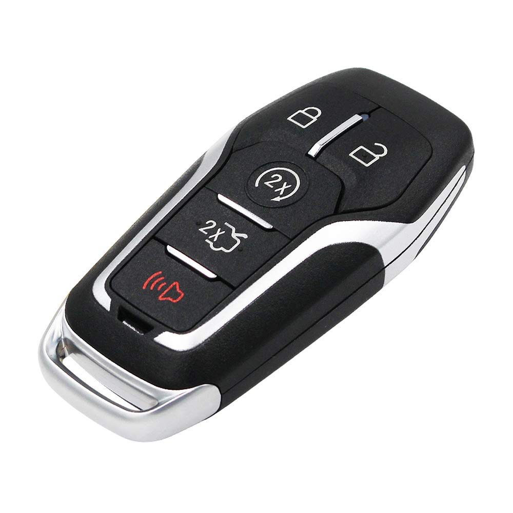 Keyless Entry Remote Smart Key Fob Shell Case Button Pad Cover For Ford Fusion Mustang Explorer Lincoln Mkz Mkc 2013-2017