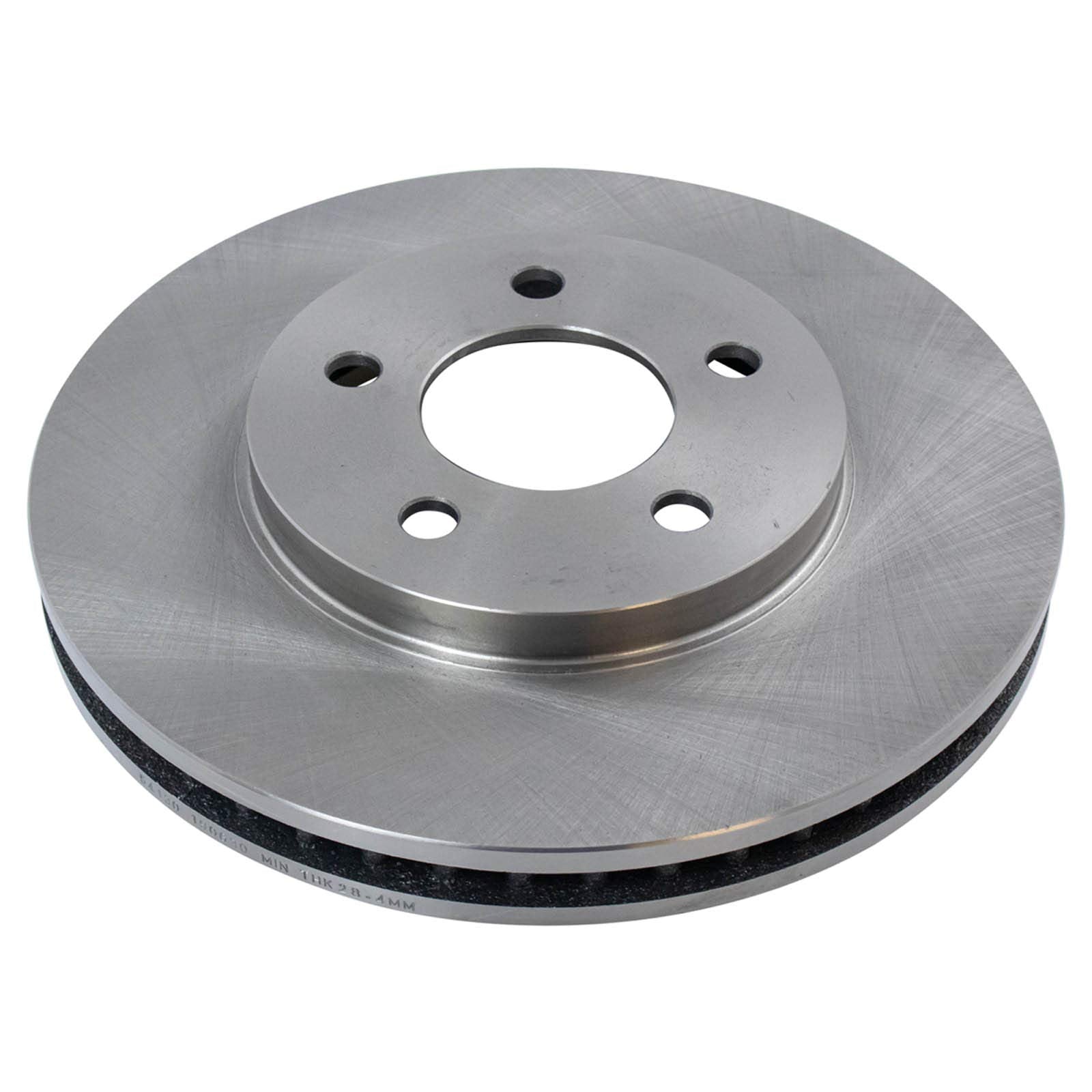 Trq Front Brake Pad & Rotor Kit Brake Pads Brake Rotor Ceramic Compatible With 2005-2010 Ford Mustang