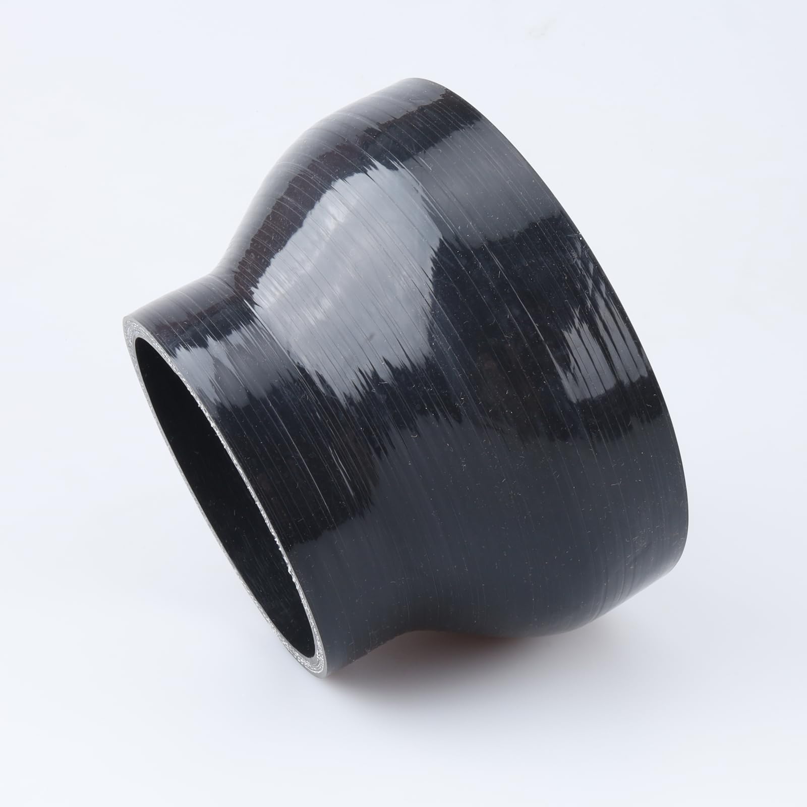 Ac Performance Id 6'' To 4'' (152Mm To 102Mm) Silicone Hose Straight Reducer 4-Ply Reinforced Black, 4'' Length