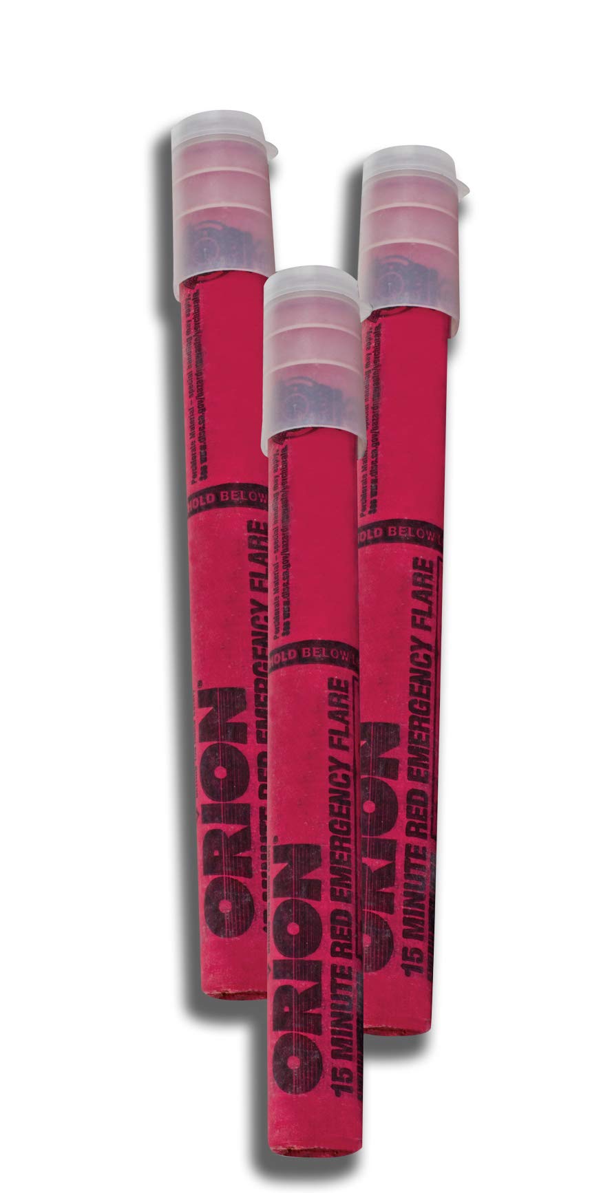 Orion Safety Road Flares - 3 Pack, Model 3153-08, Durable Plastic, Essential Safety Gear