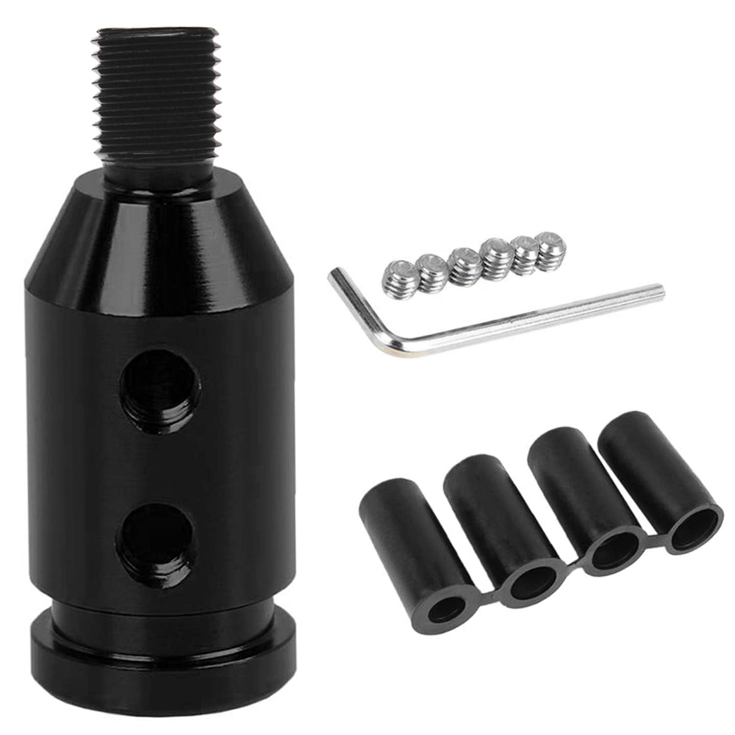 Monrand Shifter Knob Adapter Universal Car Shift Knob Adapter Aluminum Alloy Gear Shift Knob Adapter For Non-Threaded Shifters M