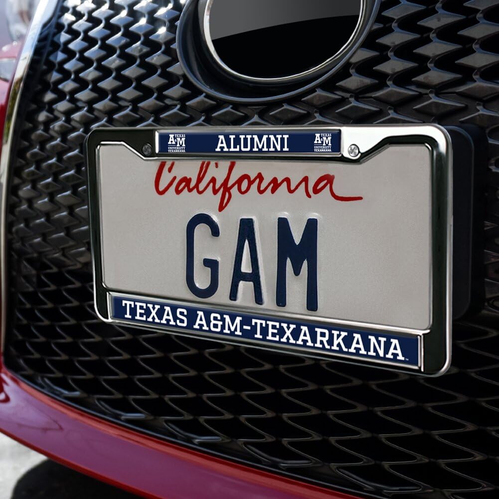 GRAPHICS & MORE Texas A&M University Texarkana Alumni Metal License Plate Frame - Full Size, A&M–Texarkana Eagles Design