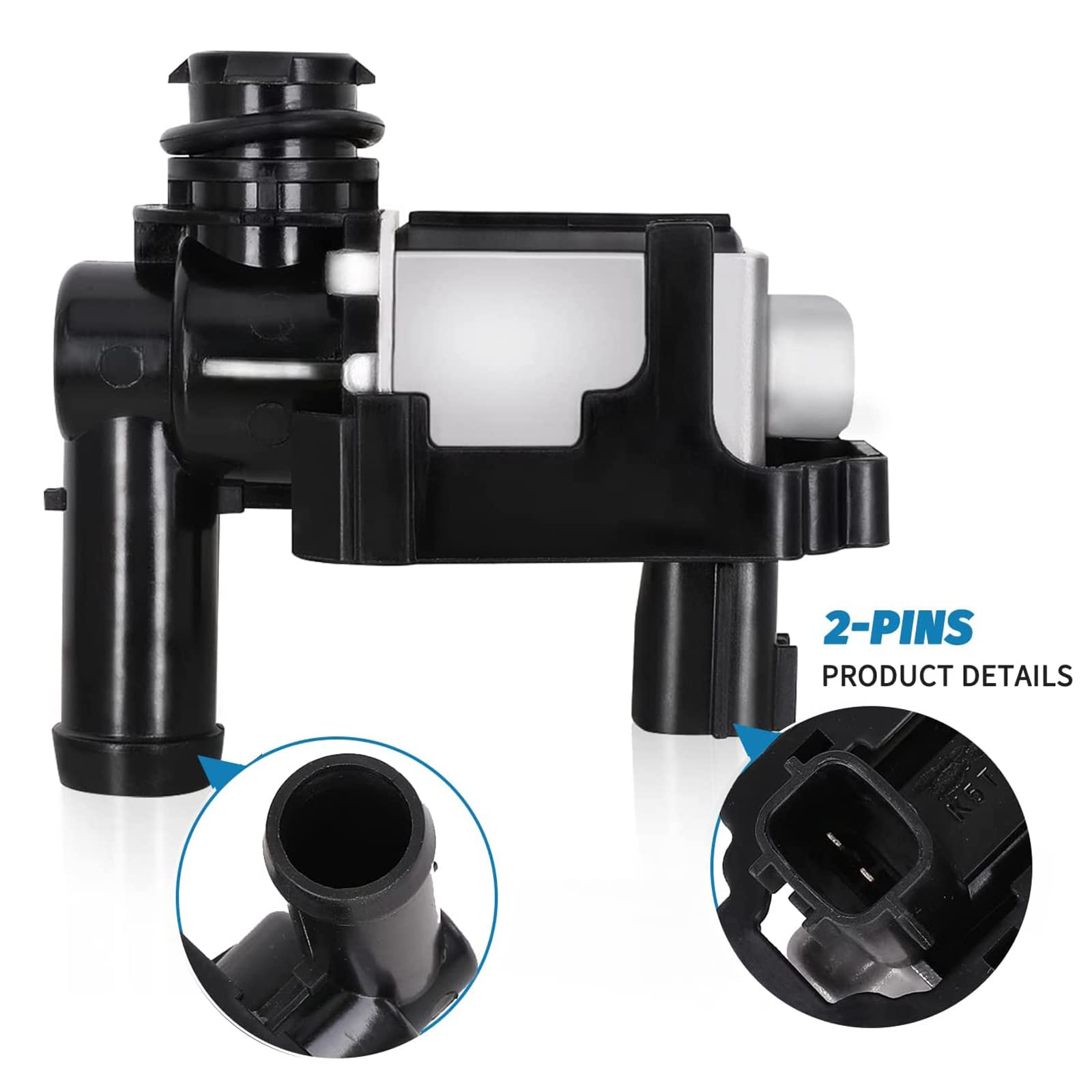 Vapor Canister Purge Valve Solenoid - EVAP Vapor Canister Vent Valve Compatible with Infiniti Nissan 2003-2015 - Replaces K5t457