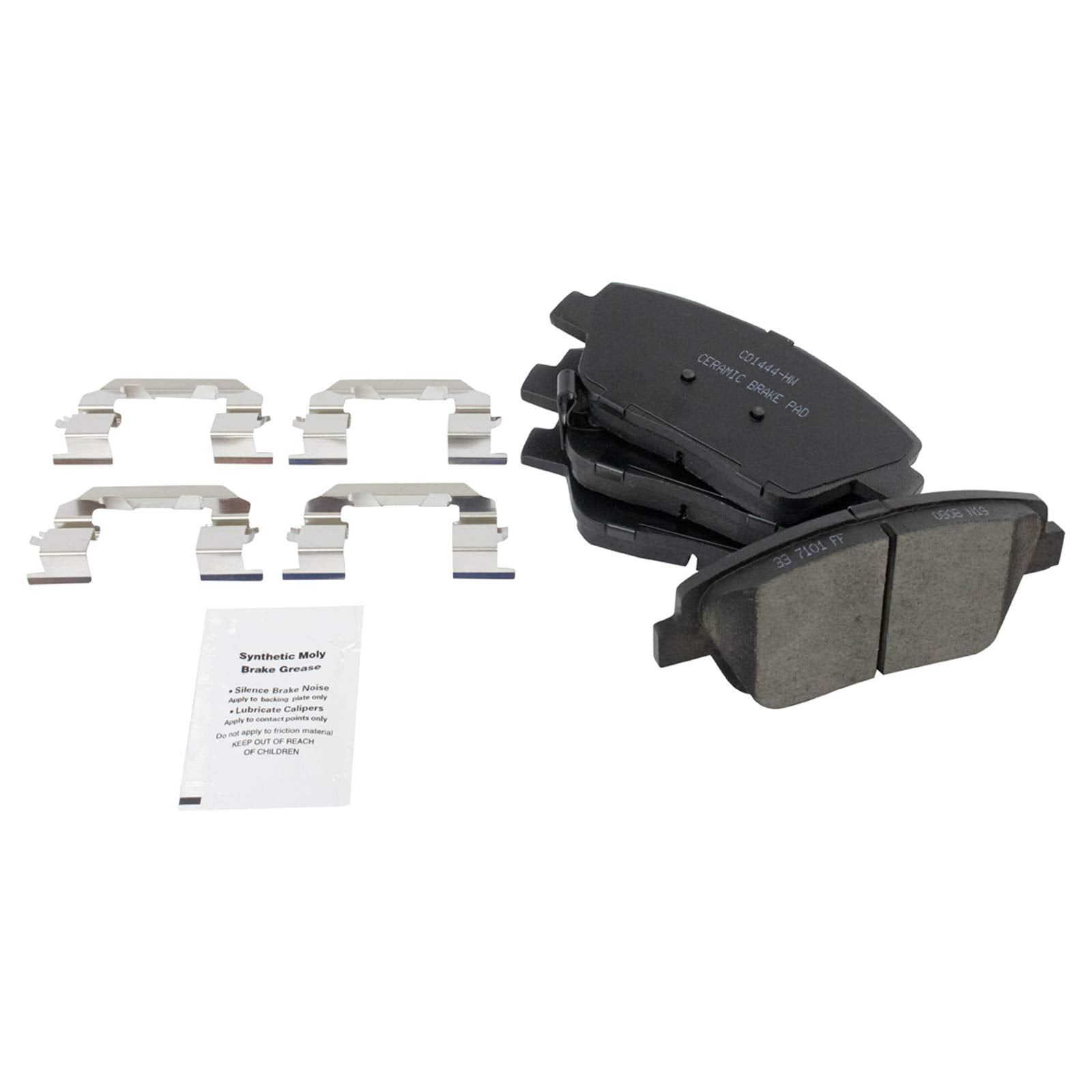 Trq Front Brake Pad & Rotor Kit Brake Pads Brake Rotor Ceramic Premium G-Coated Compatible With 2011-2015 Hyundai Sonata 2011-20