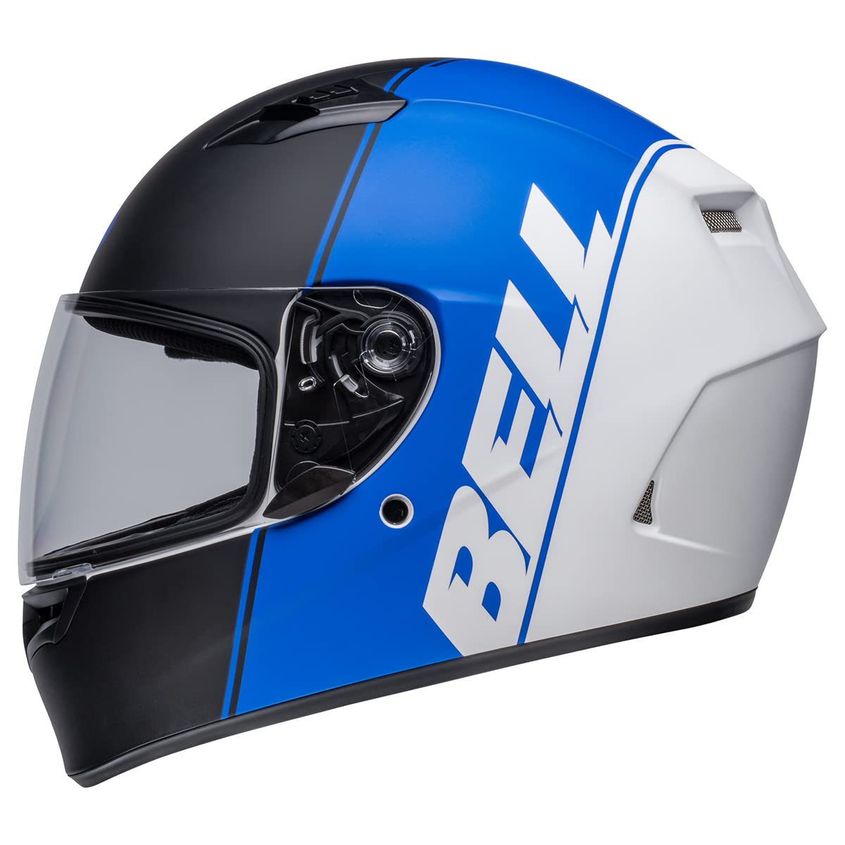 Bell Qualifier Full-Face Motorcycle Helmet (Ascent Matte Black/Blue/White - Large)
