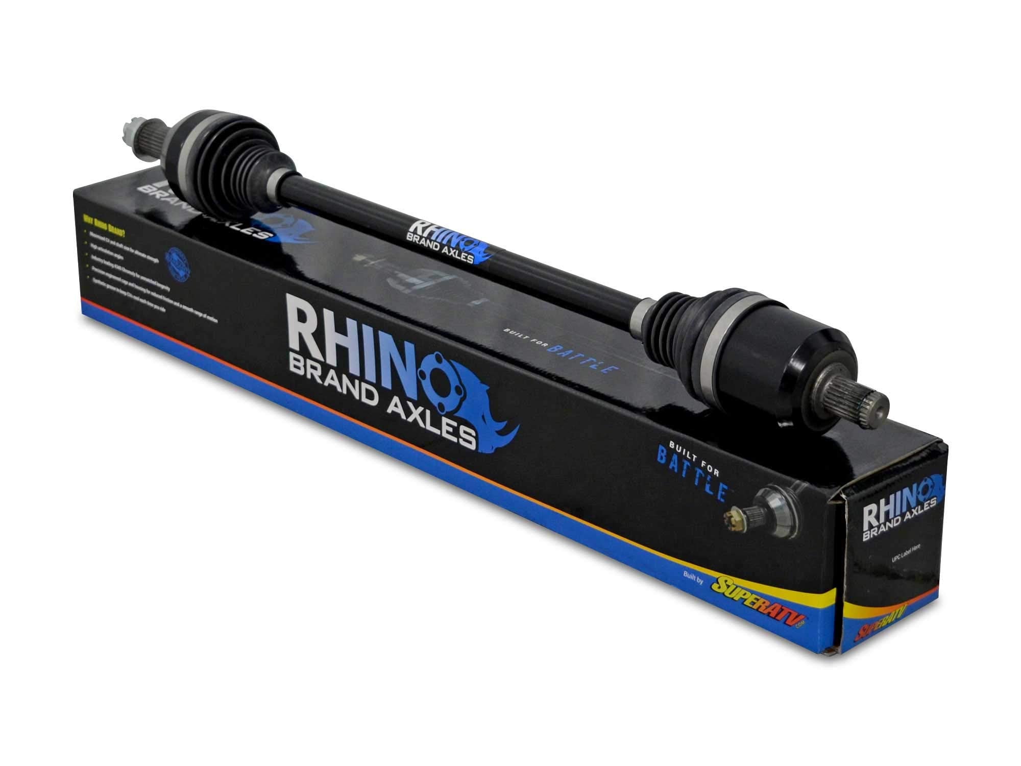 Superatv Rhino Brand Rear Axle For 2019-2020 Polaris Ranger Xp 1000 / Texas Edition/Northstar Edition - 1 Rear Axle - Made Of Ch