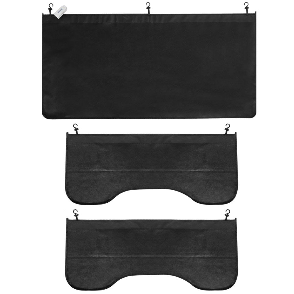 3 Pcs Fender Protectors For Mechanics,Microfiber Leather Car Fender Cover Mats Pads,Mechanic Magnetic Fender Protector Mat With Hooks