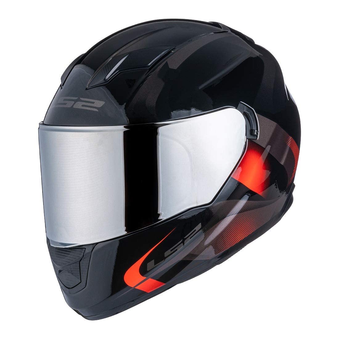 LS2 Assault/Rapid/Stream Pinlock Ready Outer Shield - Silver Iridium, Polycarbonate, 1 Count