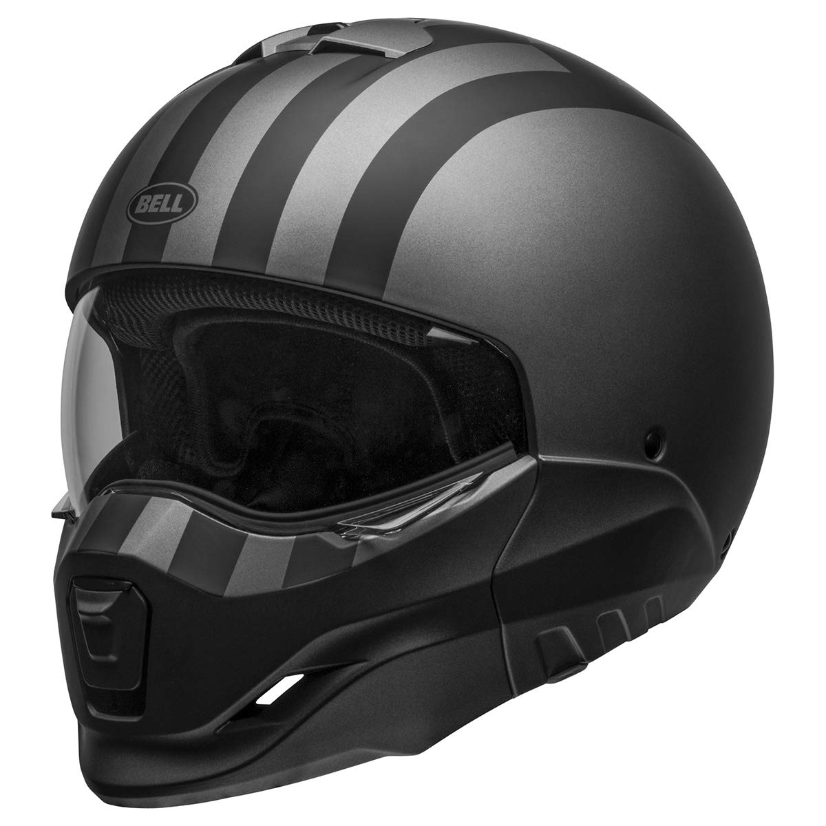 Bell Broozer Helmet (Free Ride Matte Gray/Black - 2X-Large)