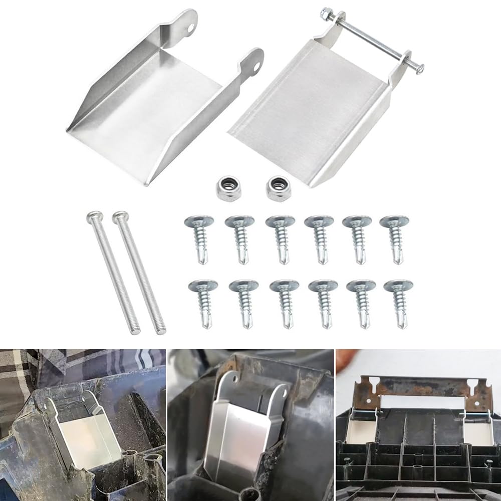 COOL STAR Front Storage Lid Hinge Bracket Kit Compatible with Polaris Sportsman 450 570 850 2015 2016 2017 Aluminum Bracket with