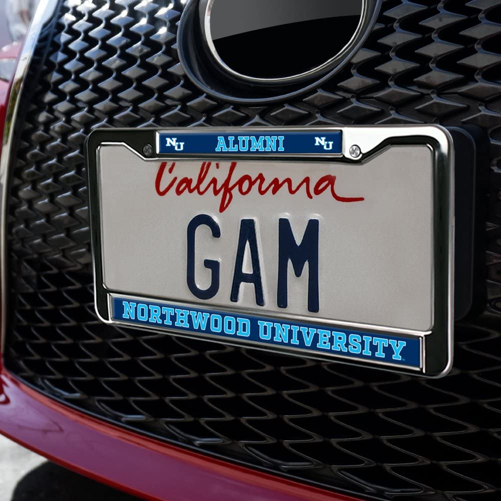 Northwood University Alumni Logo Full Size Standard License Plate Metal Frame