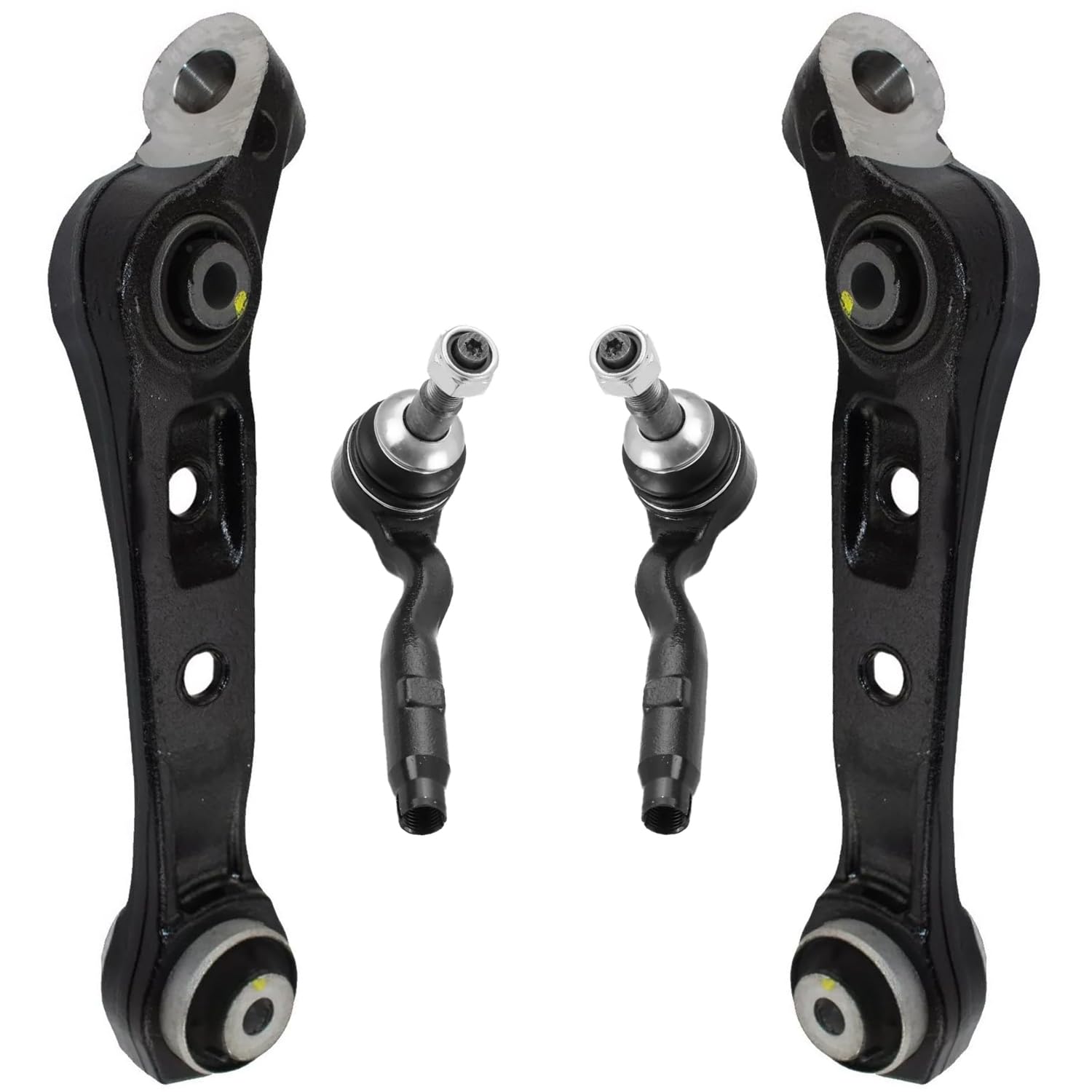 Detroit Axle - Front Control Arms Tie Rods for BMW 528i 535d 535i 550i xDrive, 640i 650i Alpina B6 xDrive Gran Coupe 2 Lower Rea