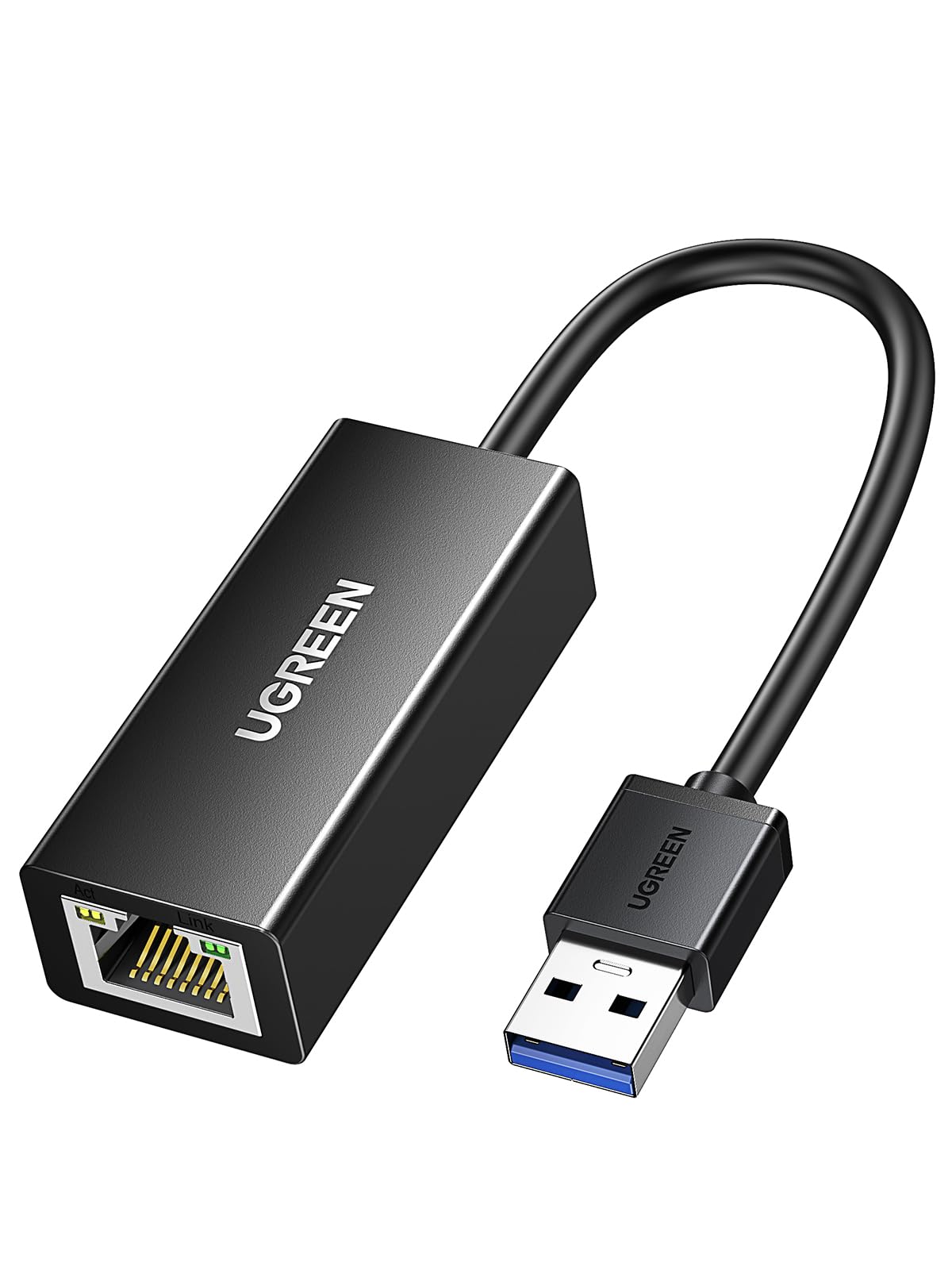Ugreen Usb To Ethernet Adapter, 1000Mbps Ethernet Adapter With Usb 3.0, Driver Free, Rj45 Lan Network Adapter Compatible With Ni