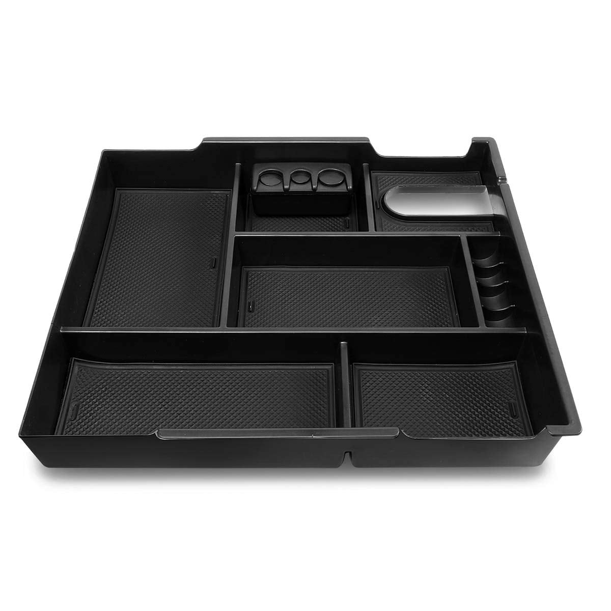 Dna Motoring Ztl-Y-0019 Center Console Armrest Organizer Tray Compatible With 14-19 Tundra, Black